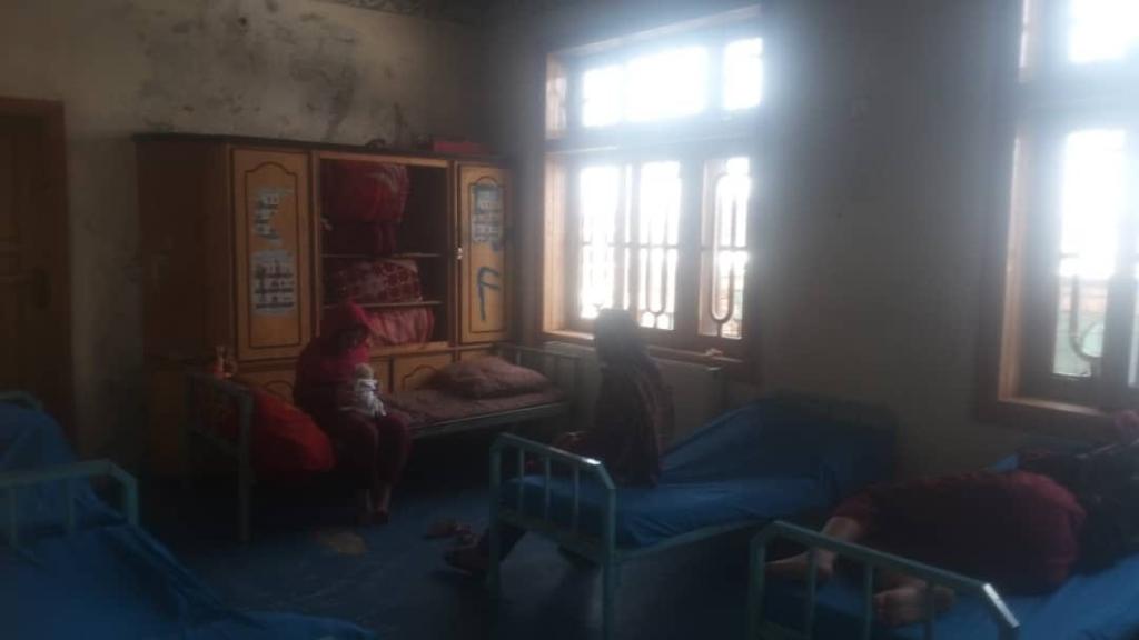 Recovering female addicts seeking treatment at the 150-bed Khushal Khan hospital in Kabul, the only surviving place for women and children to seek treatment