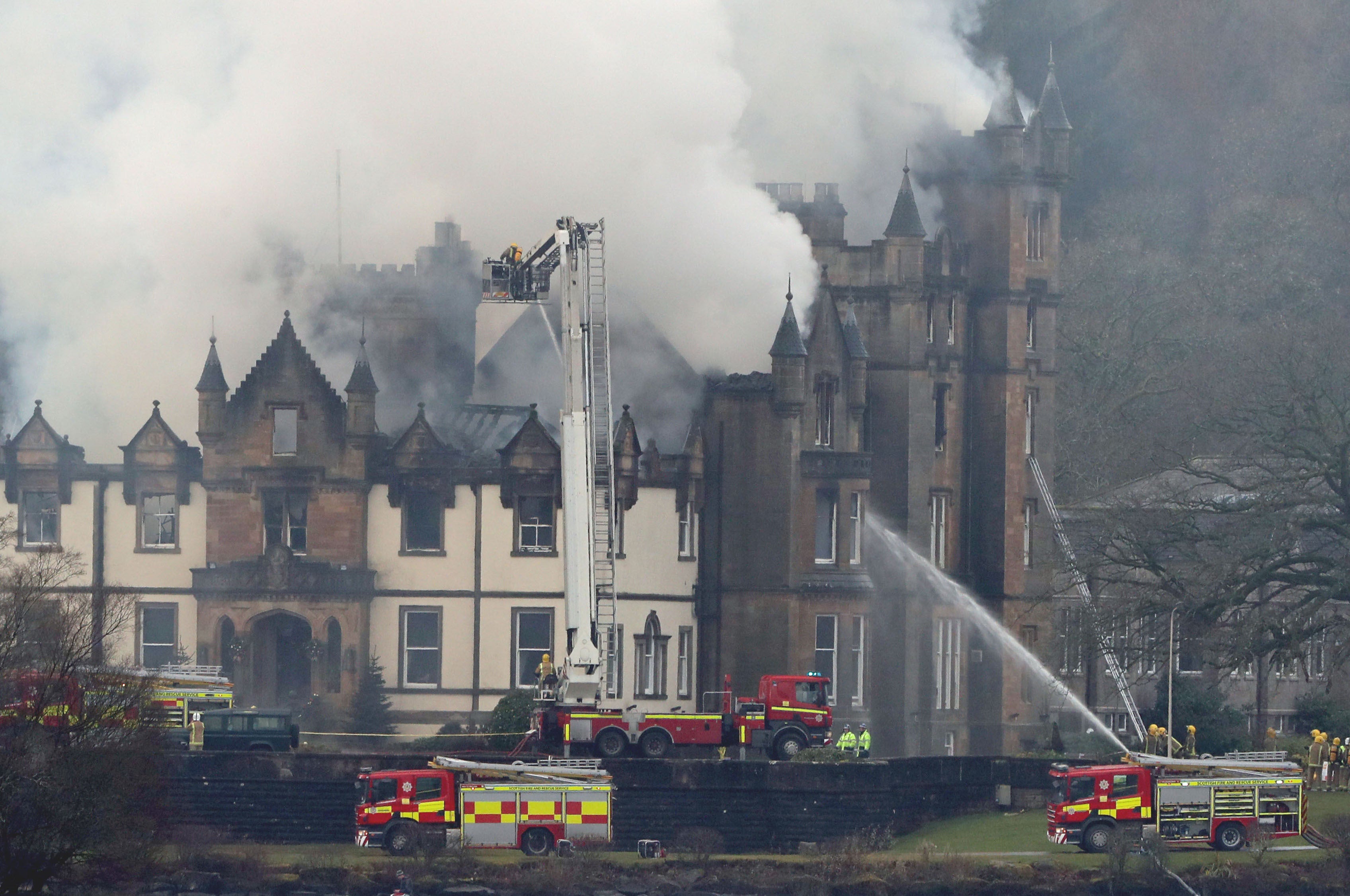 The blaze happened in December 2017 (Andrew Milligan/PA)