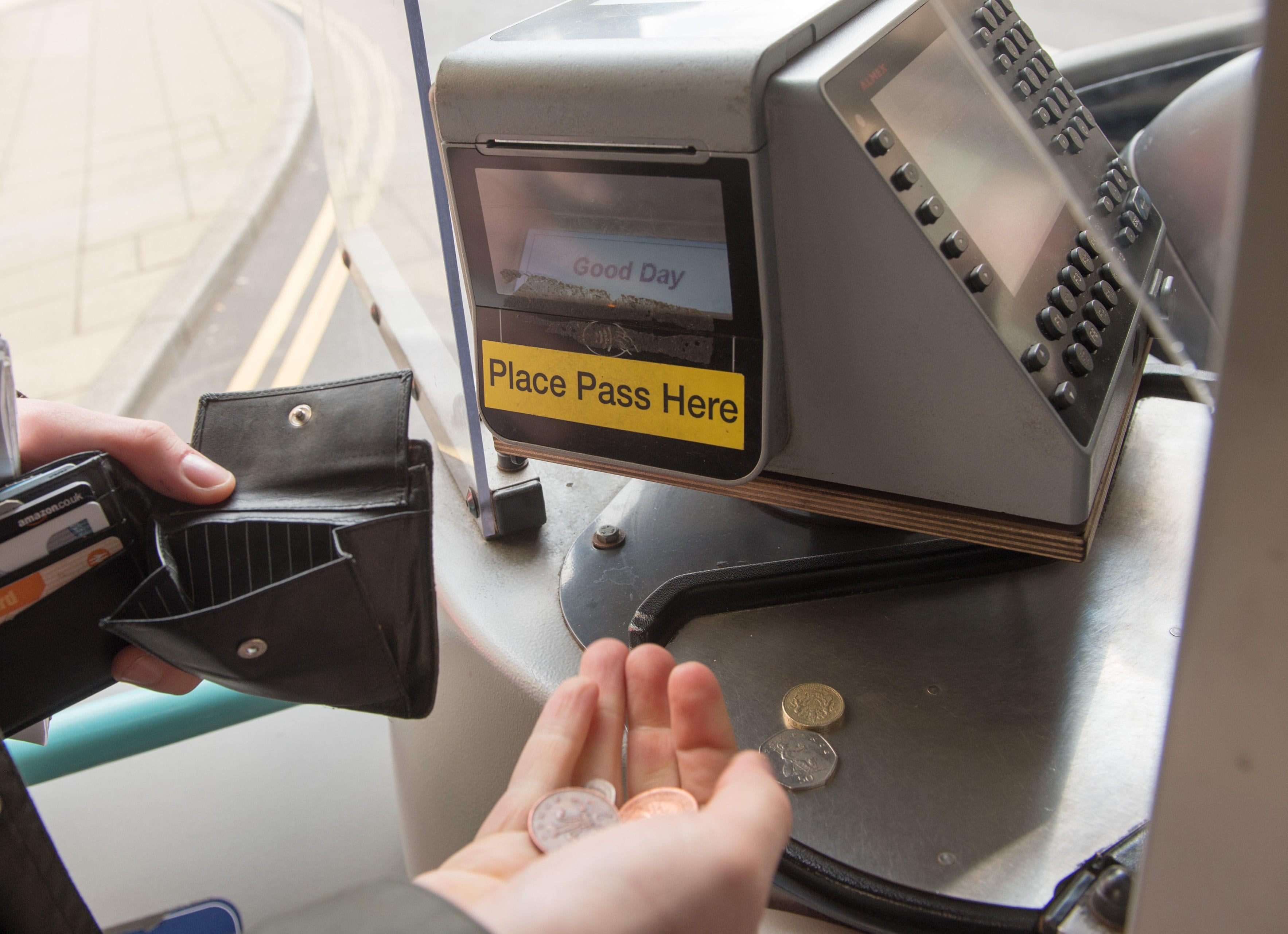 Bus fares will be capped at £2 per journey across England under proposals from Transport Secretary Grant Shapps (Dean Atkins/Alamy/PA)