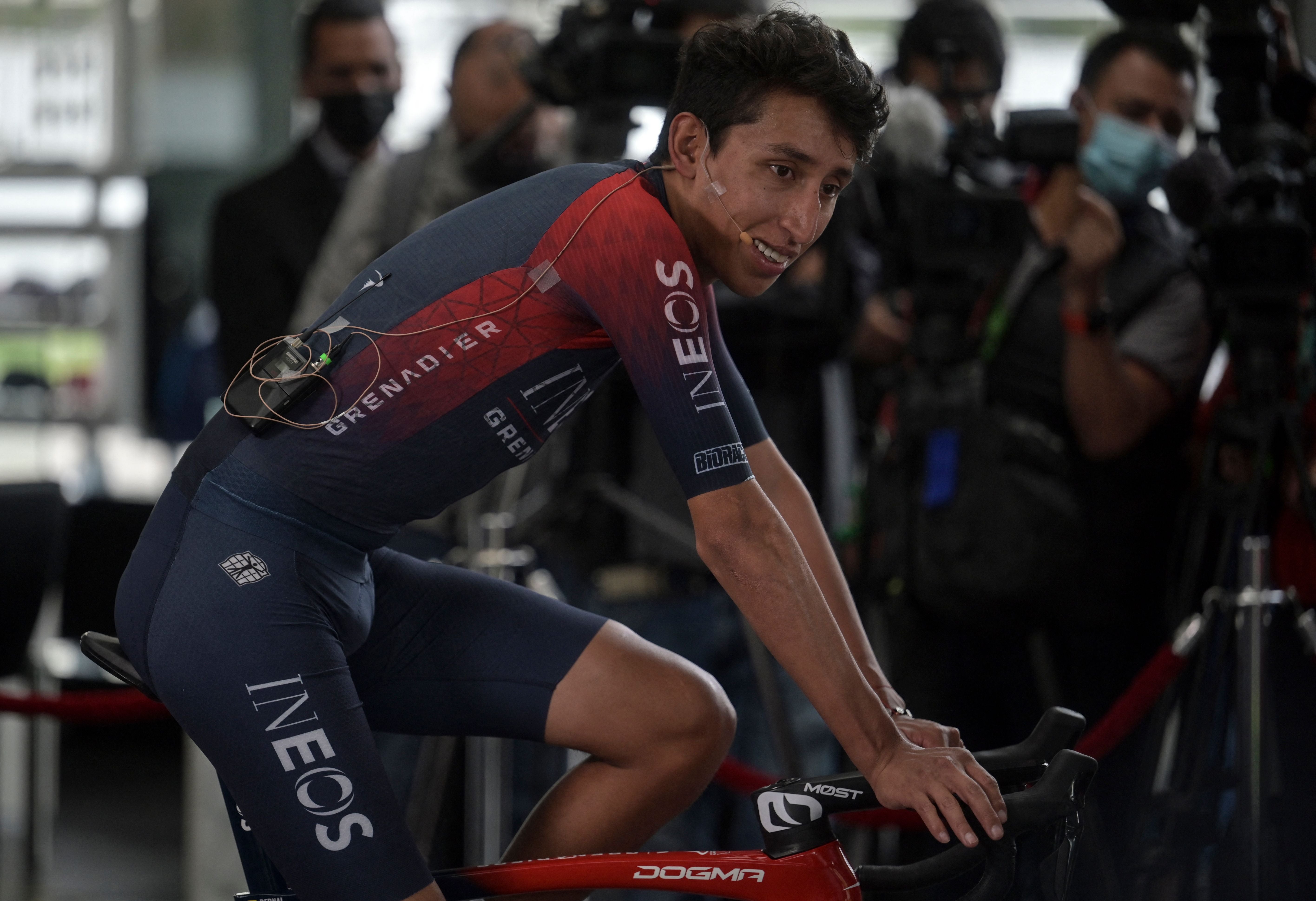 Bernal rides in the Tour of Denmark that starts on Tuesday