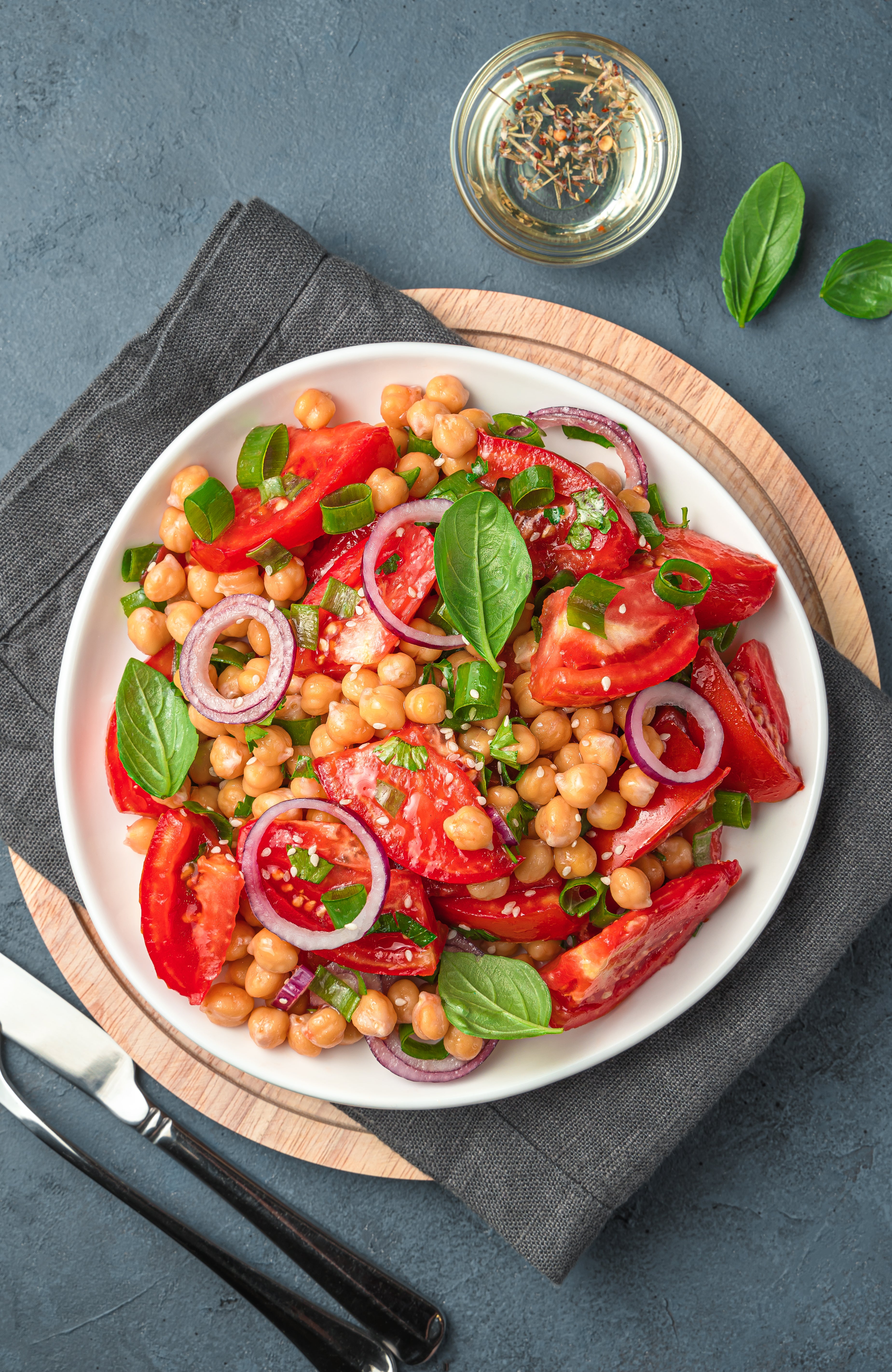 Peak summer eating doesn’t get much easier than this fresh tomato salad