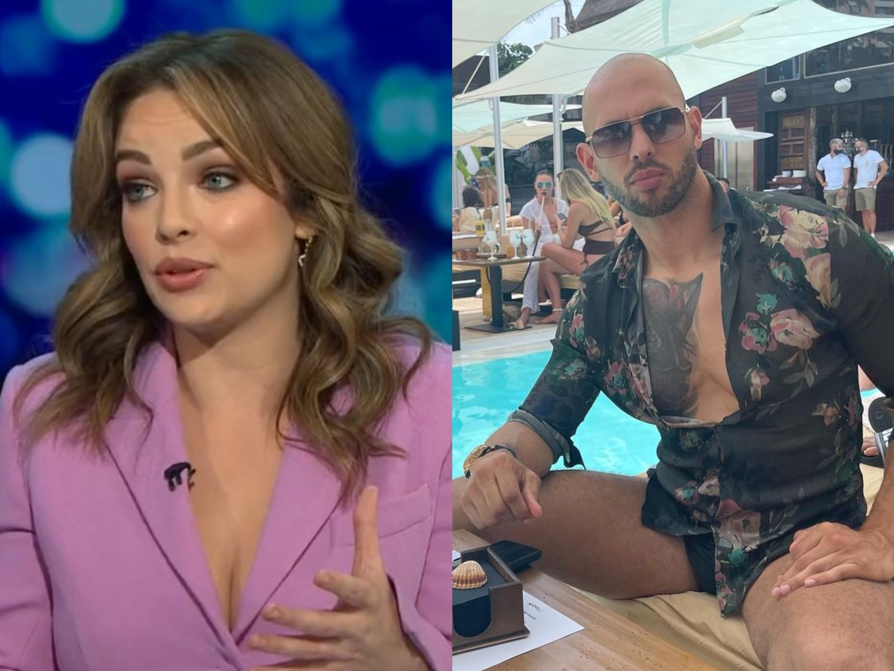 Andrew Tate says ‘everyone is entitled to an opinion’ after Abbie Chatfield reveals abuse from his fans