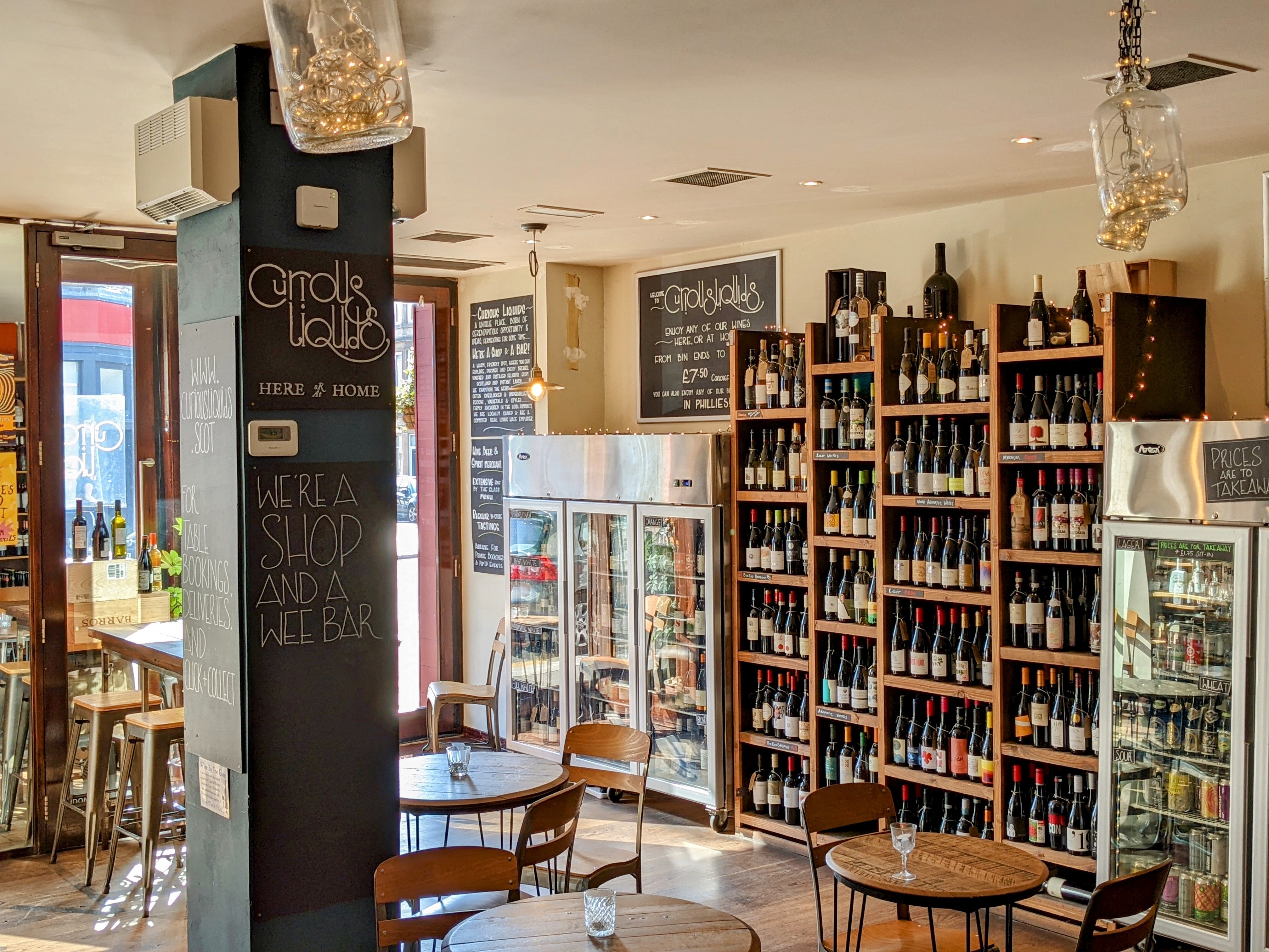 Curious Liquids is a café meets wine bar