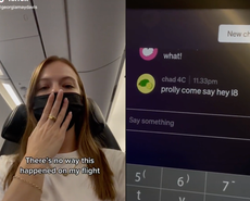 Woman claims she was harassed by man on Air New Zealand flight through in-plane messages 