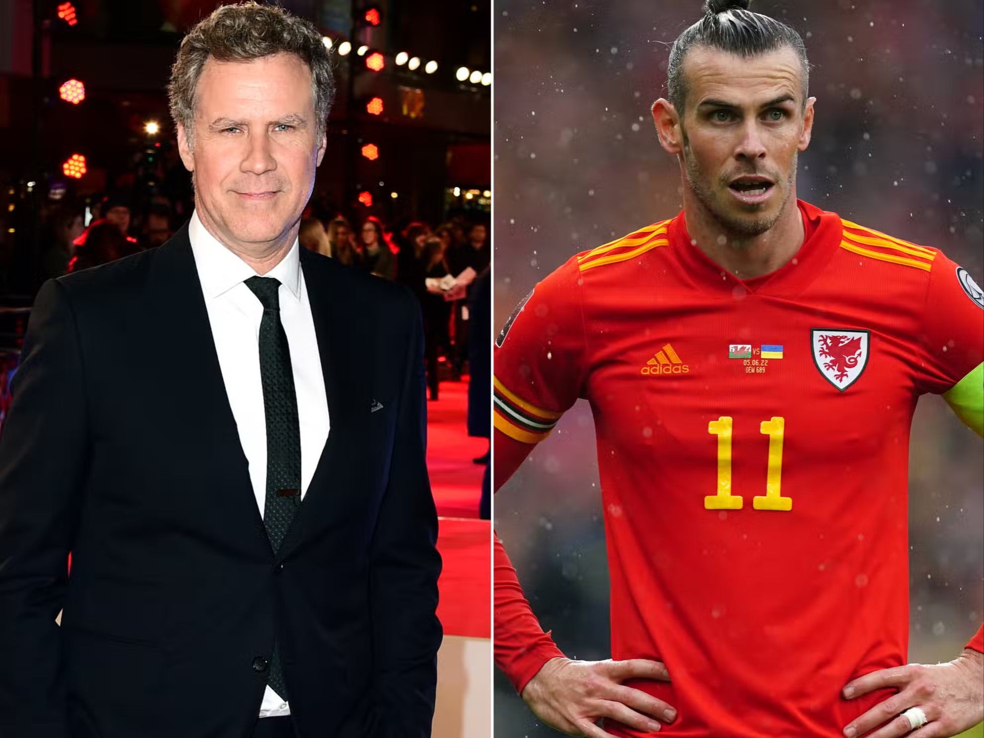 Will Ferrell and Gareth Bale