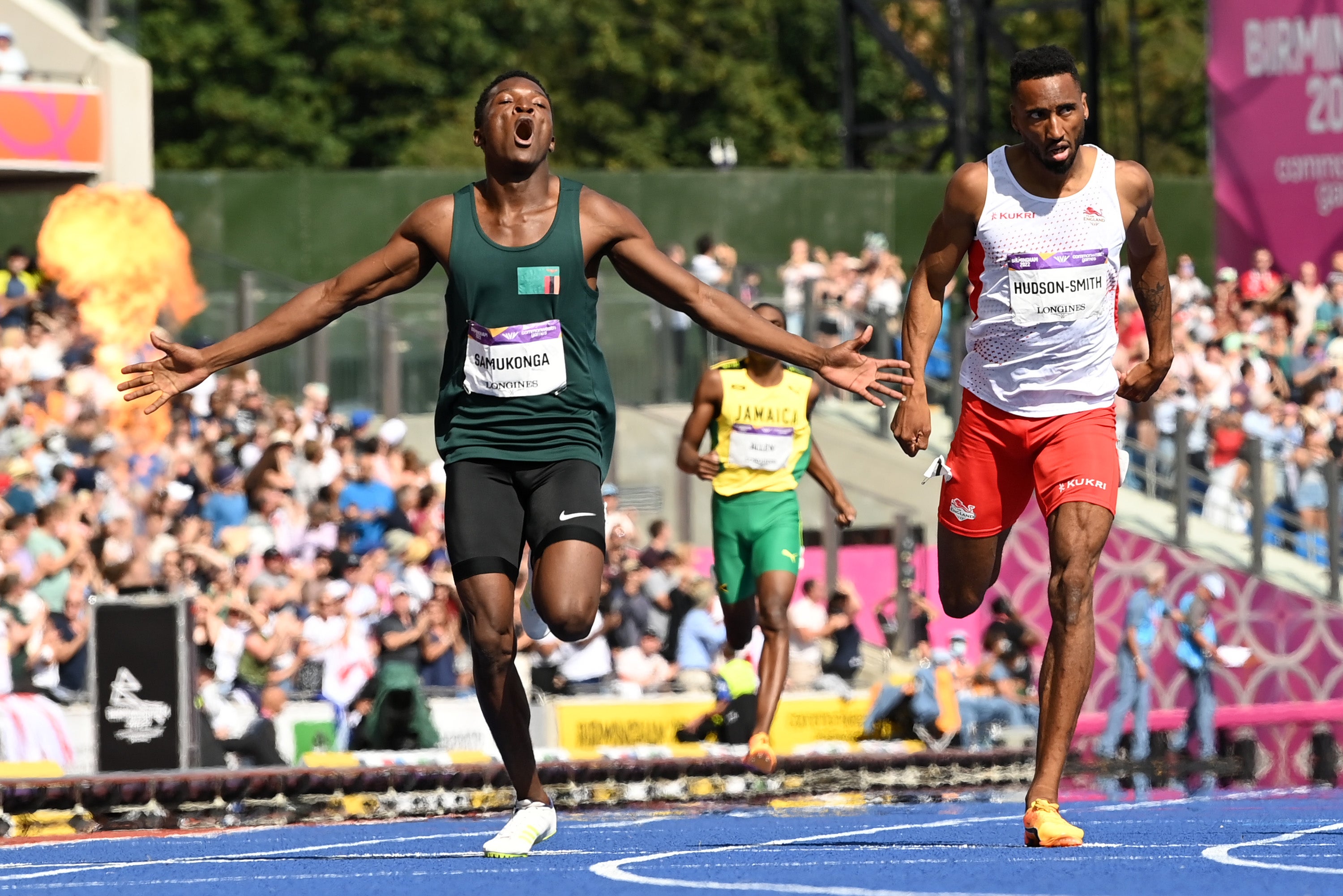 Samukonga edges out Hudson-Smith for gold in Birmingham