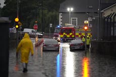 Flash floods and thunderstorms will give way to breezy conditions by end of week