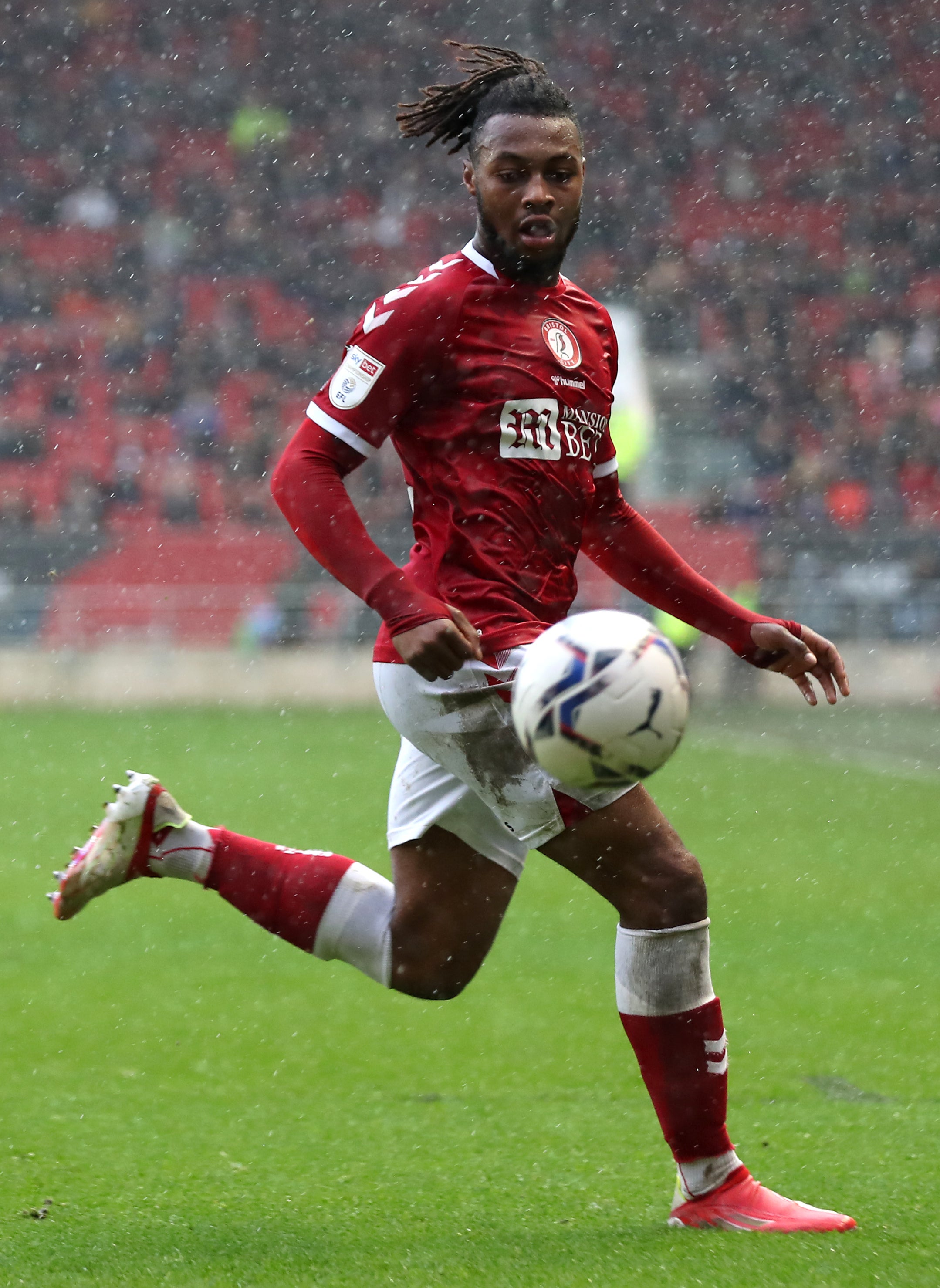 Bristol City’s Antoine Semenyo (Bradley Collyer/PA)