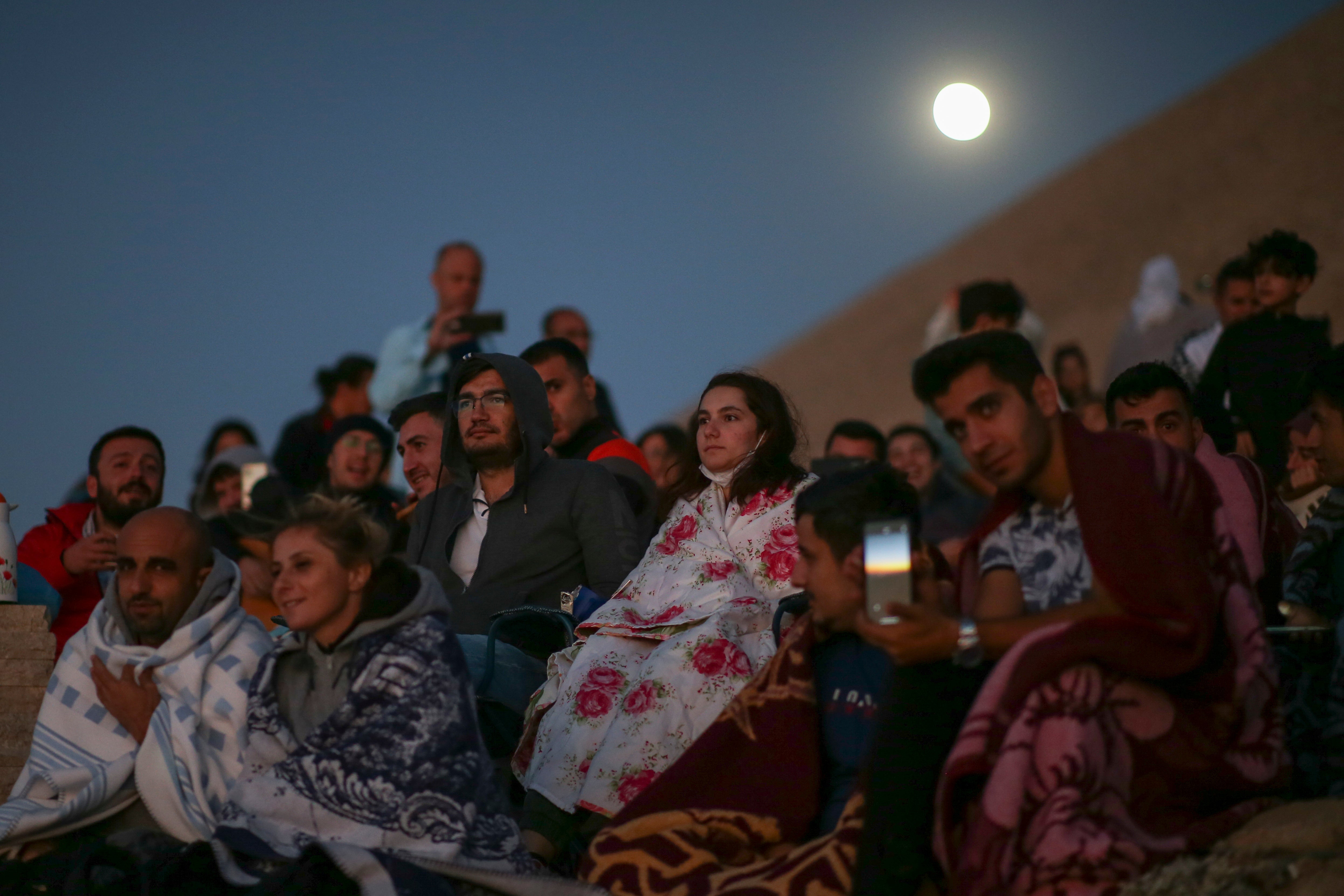 Stargazers gathering to watch the Perseids in Turkey