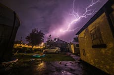 UK weather – live: Britons warned to prepare for evacuation as floods pose ‘danger to life’