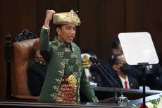 Indonesian leader calls for unity, braces for global crises