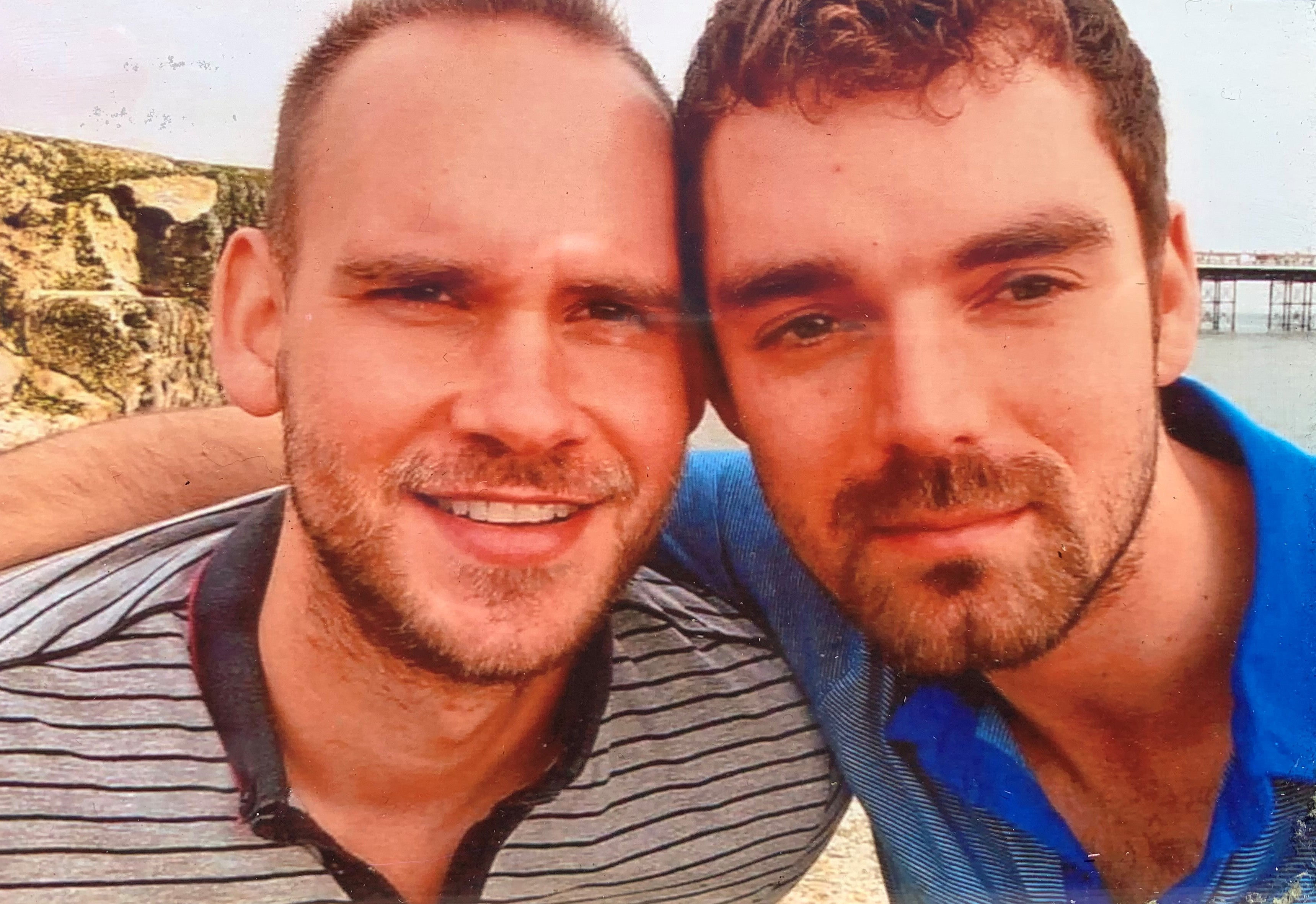 Simon Midgley, right, and Richard Dyson died in the blaze (Family handout/PA)