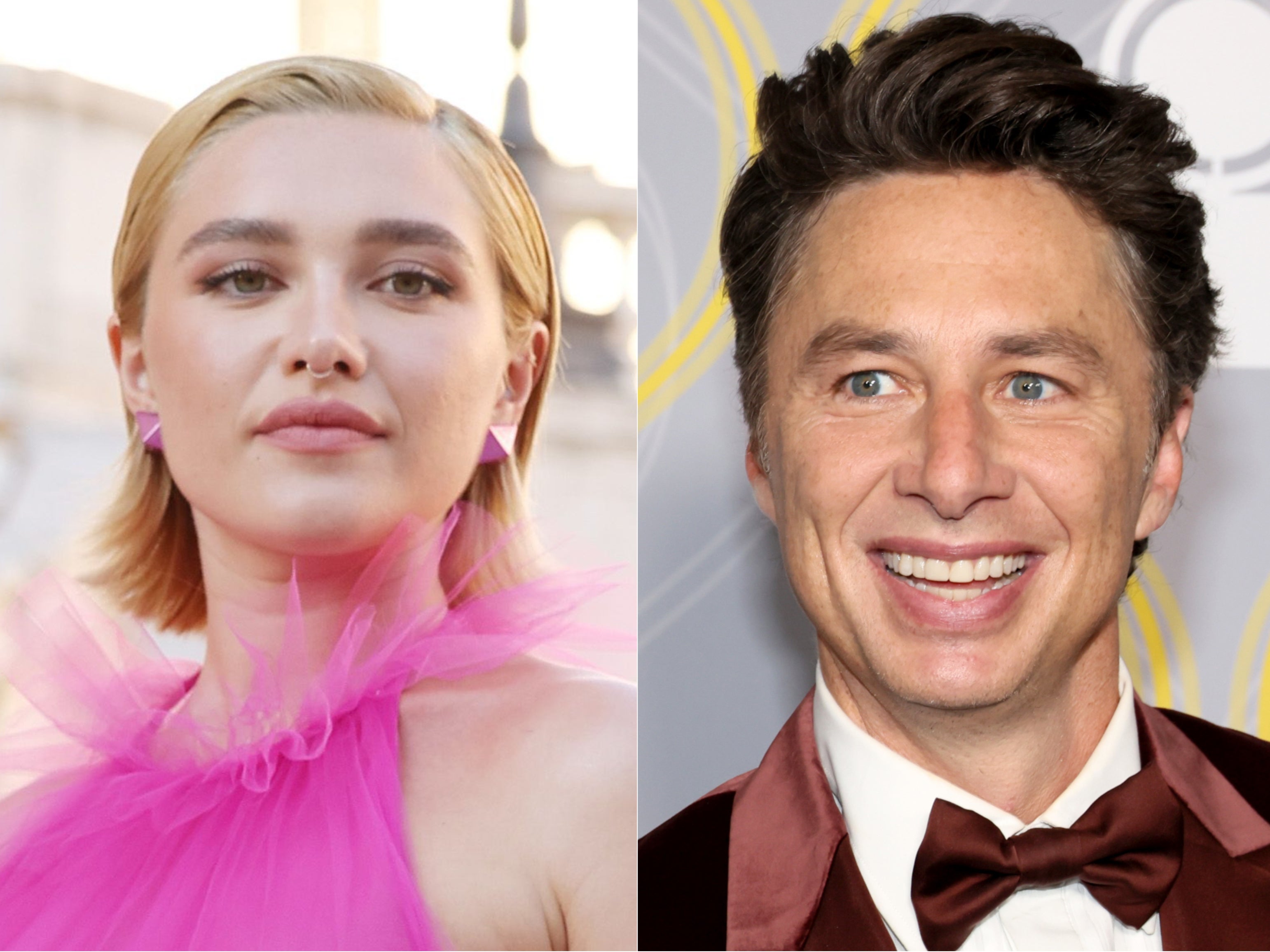 Florence Pugh confirms she and Zach Braff have split after three years of dating