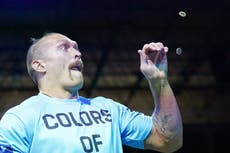 Oleksandr Usyk shows off speed in workout ahead of Anthony Joshua rematch