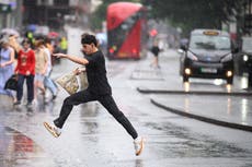 Fresh flood warnings for millions as rain and thunderstorms continue in England