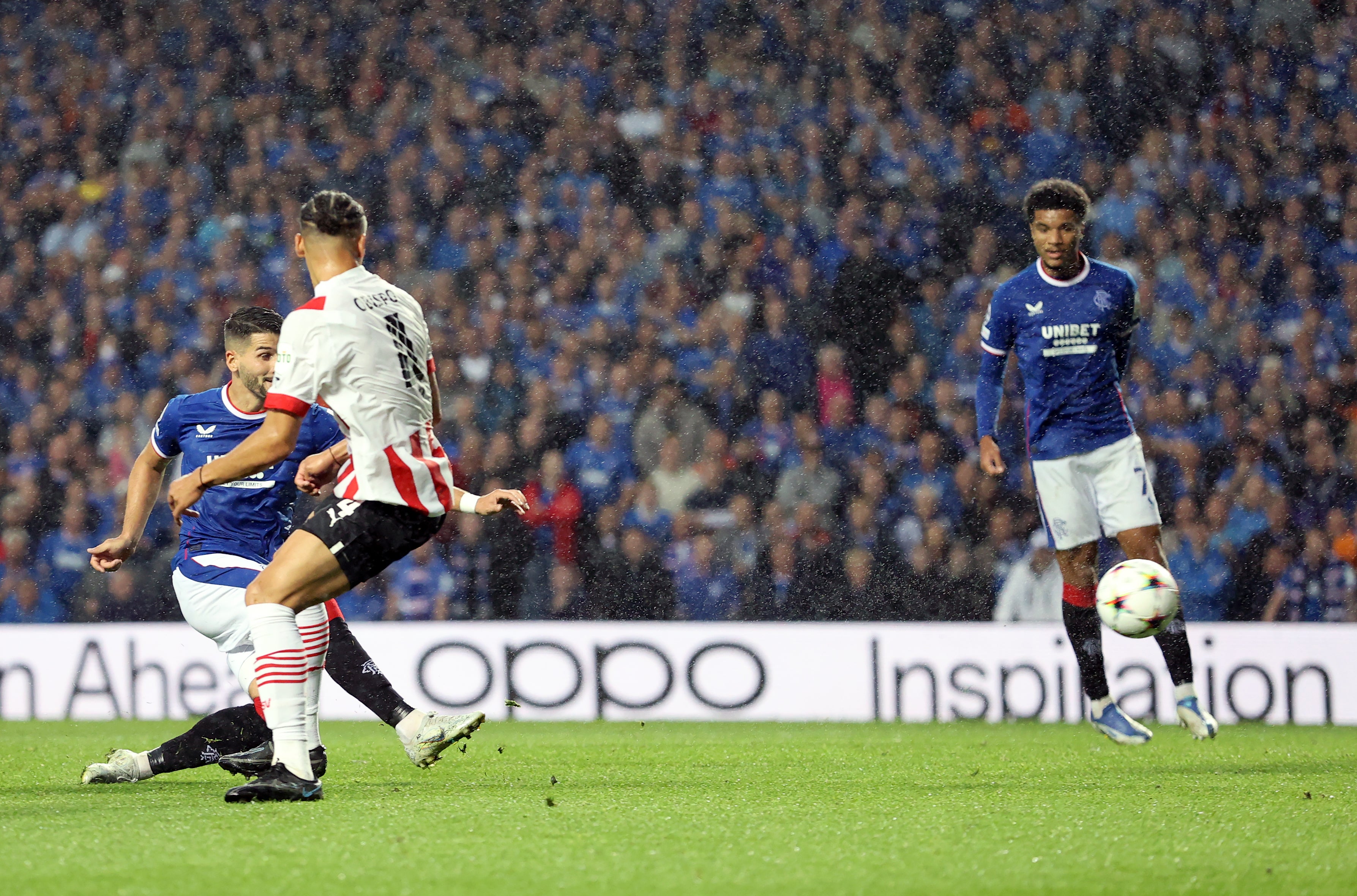 Antonio Colak was on target against PSV (Steve Welsh/PA)