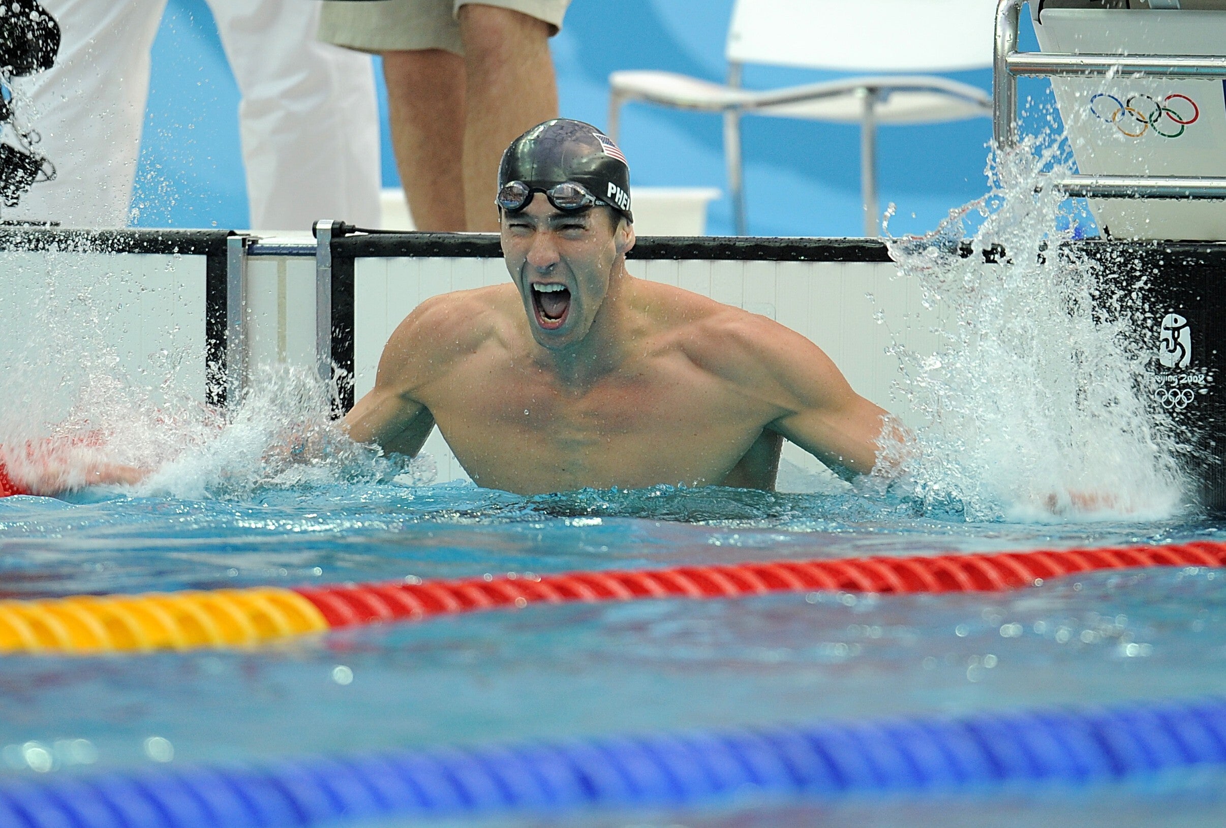 Michael Phelps won eight gold medals at the Beijing Olympics (Gareth Copley/PA)