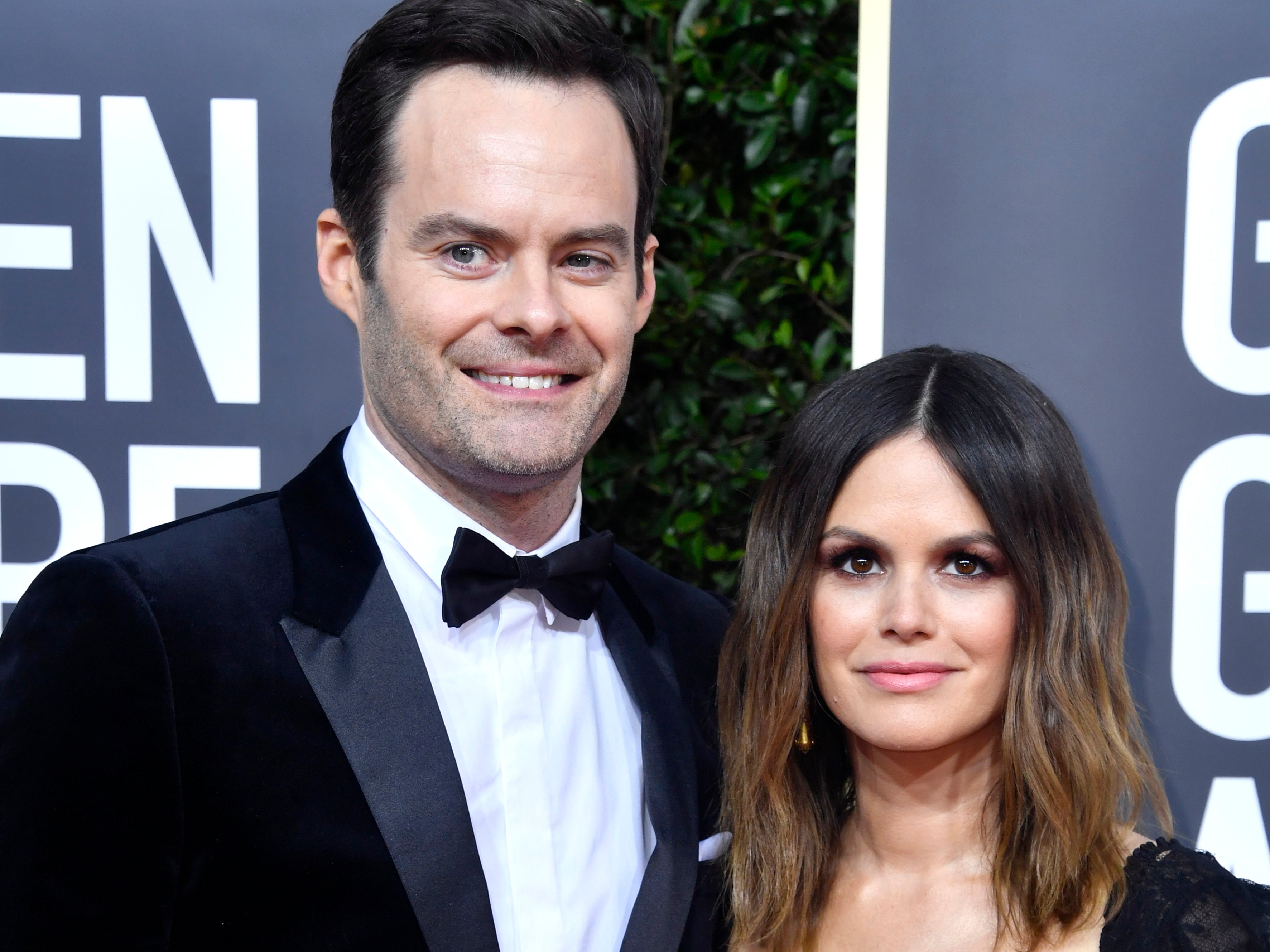 Bill Hader and Racheil Bilson together in January 2020