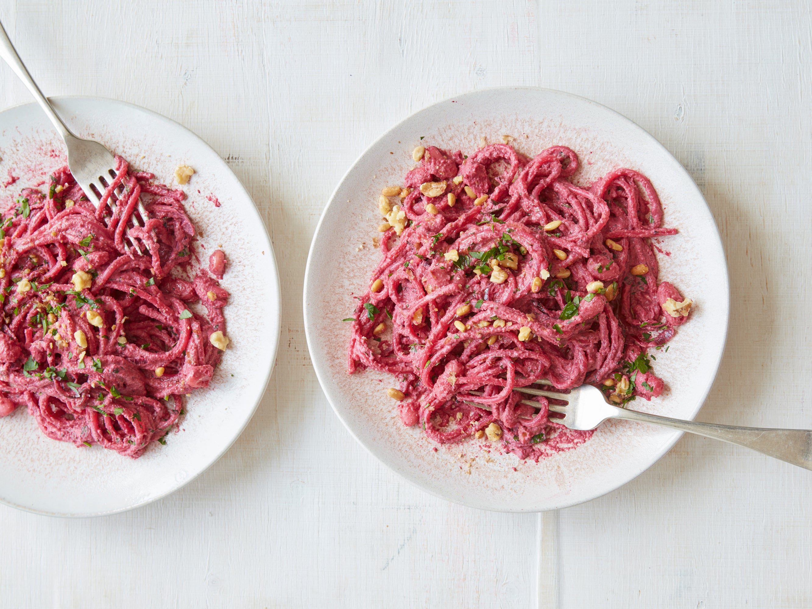 This plant-based pasta dish is vibrant and full of flavour