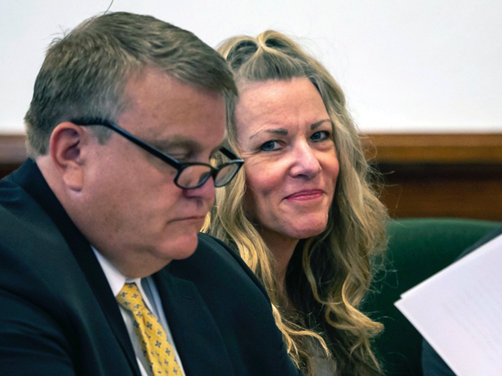 Lori Vallow smiles during a court hearing in August 2022