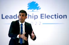 Voters will never ‘forgive’ Tories refusing to act on energy bills crisis, Rishi Sunak warns party