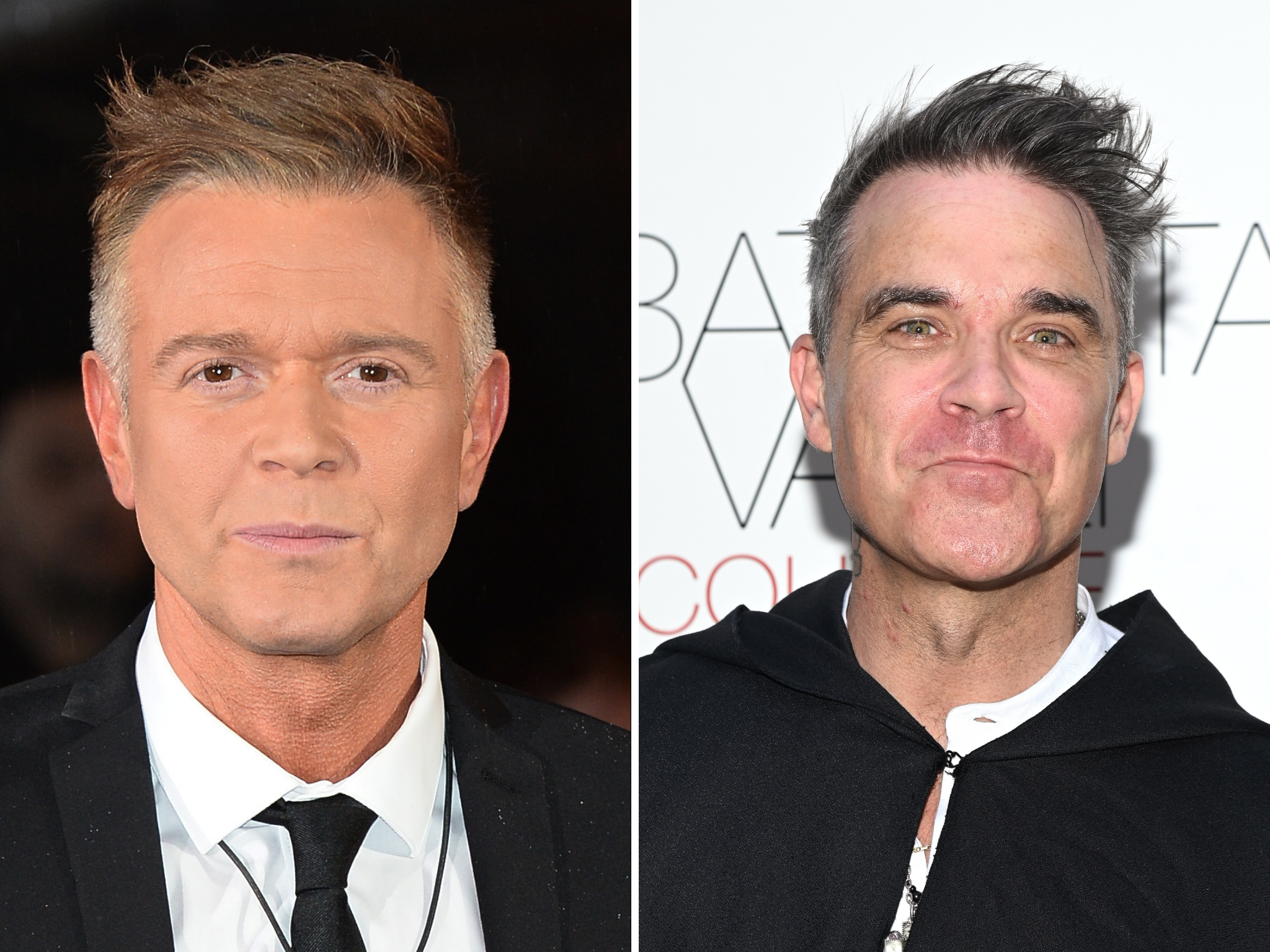 Darren Day and Robbie Williams