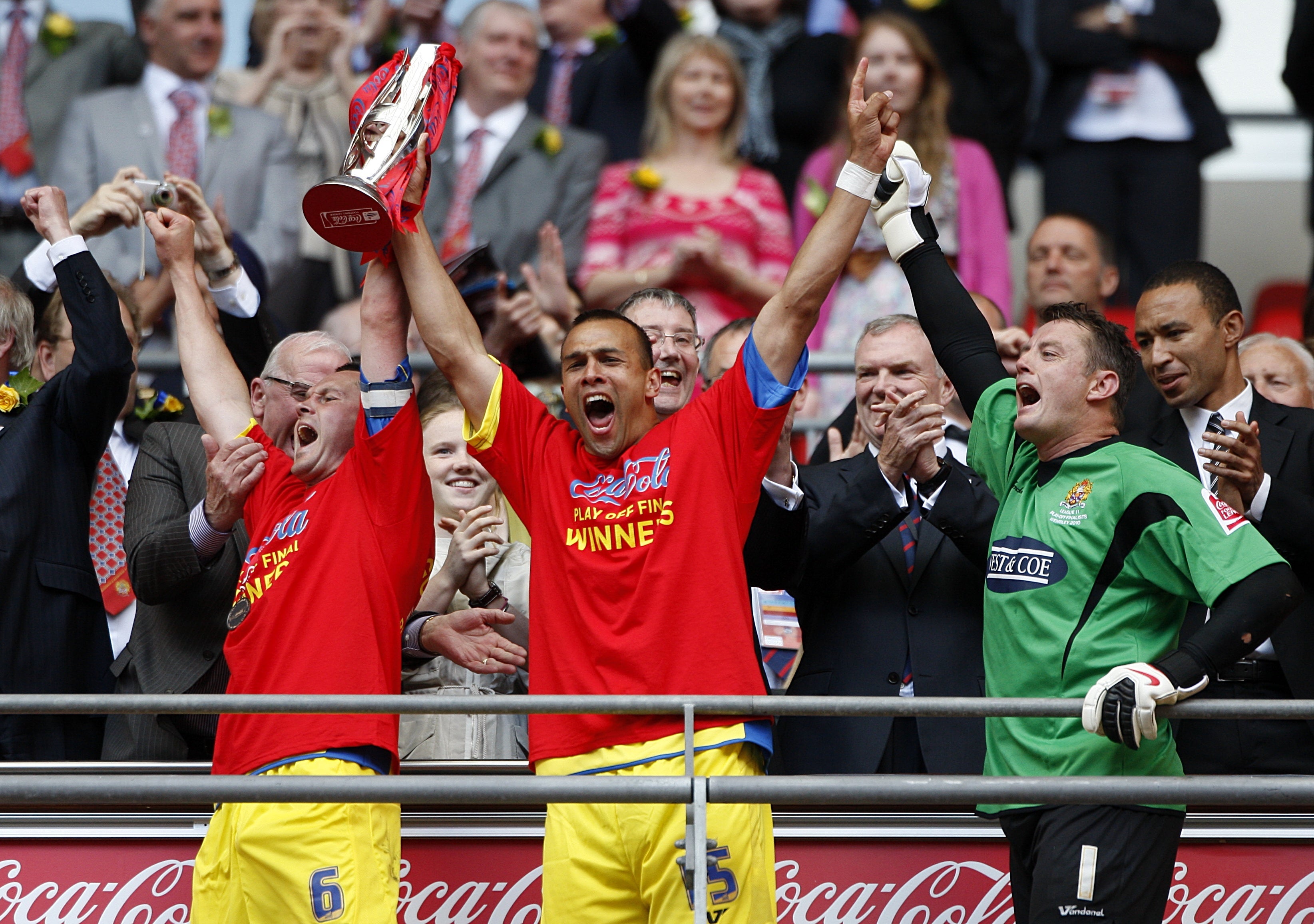 Uddin (centre) made history with Dagenham & Redbridge (Nick Potts/PA)