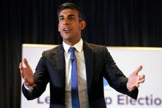 Boris Johnson refusal to resign was ‘bit odd’, says Rishi Sunak