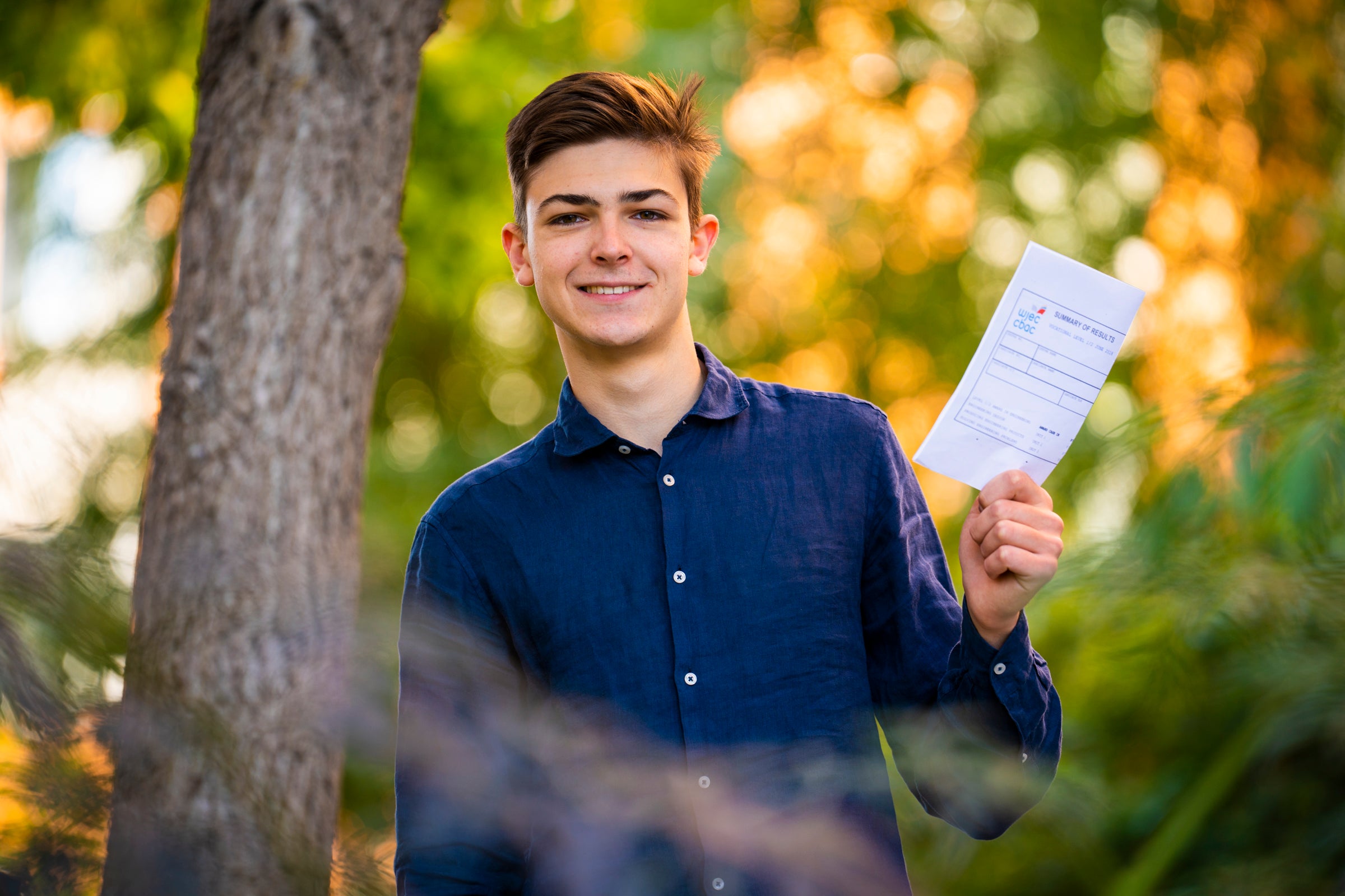 Straight As: Zorian Tytych secured his place at Durham University