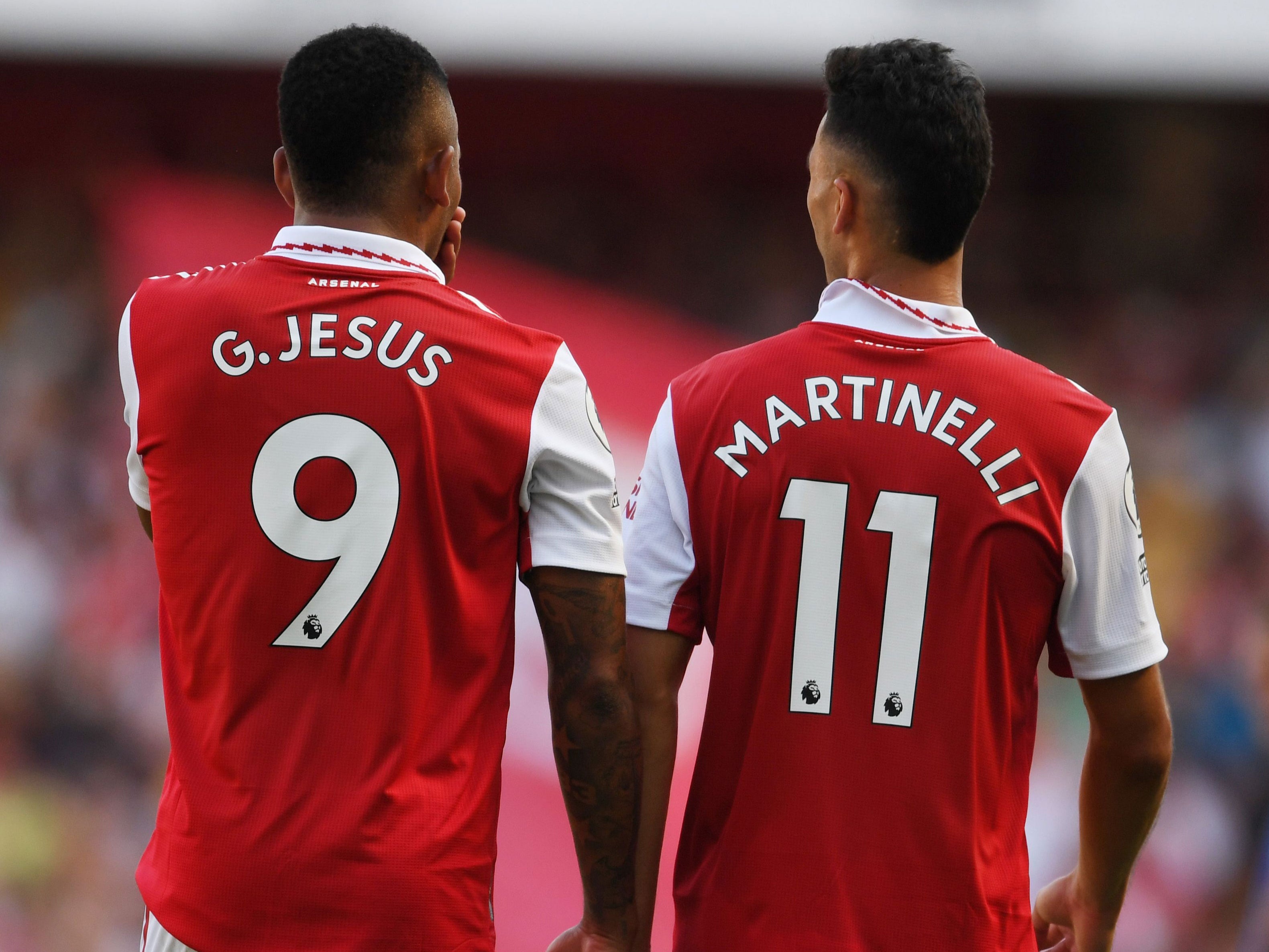 Arsenal duo Gabriel Jesus and Gabriel Martinelli have started the new season well