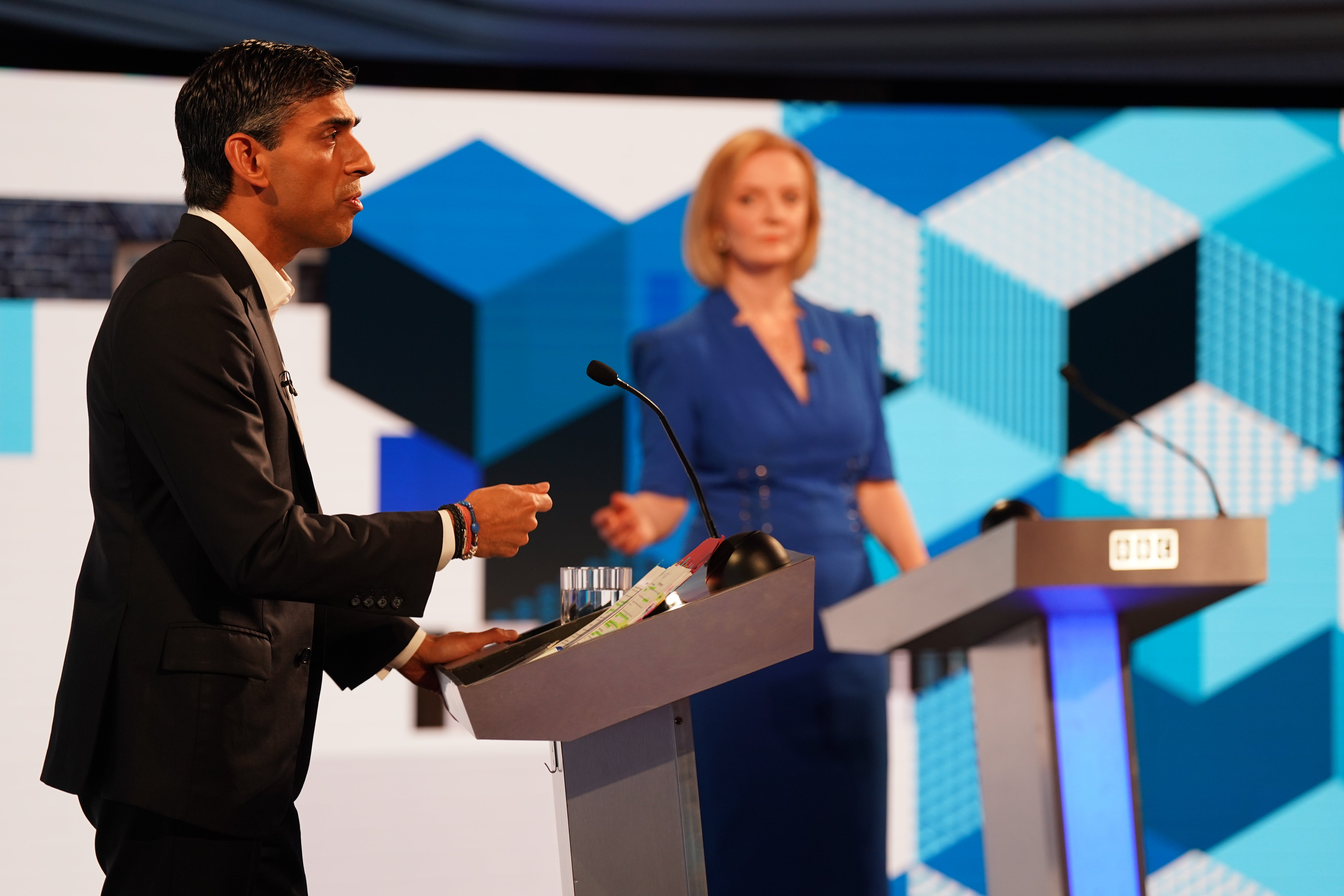 Rishi Sunak and Liz Truss face more hustings on Friday (Jacob King/PA)