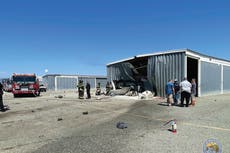 Three people killed when two planes collide in midair at California airport