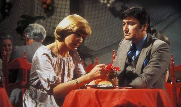 Wendy Craig as Ria and Montague as Leonard in ‘Butterflies’