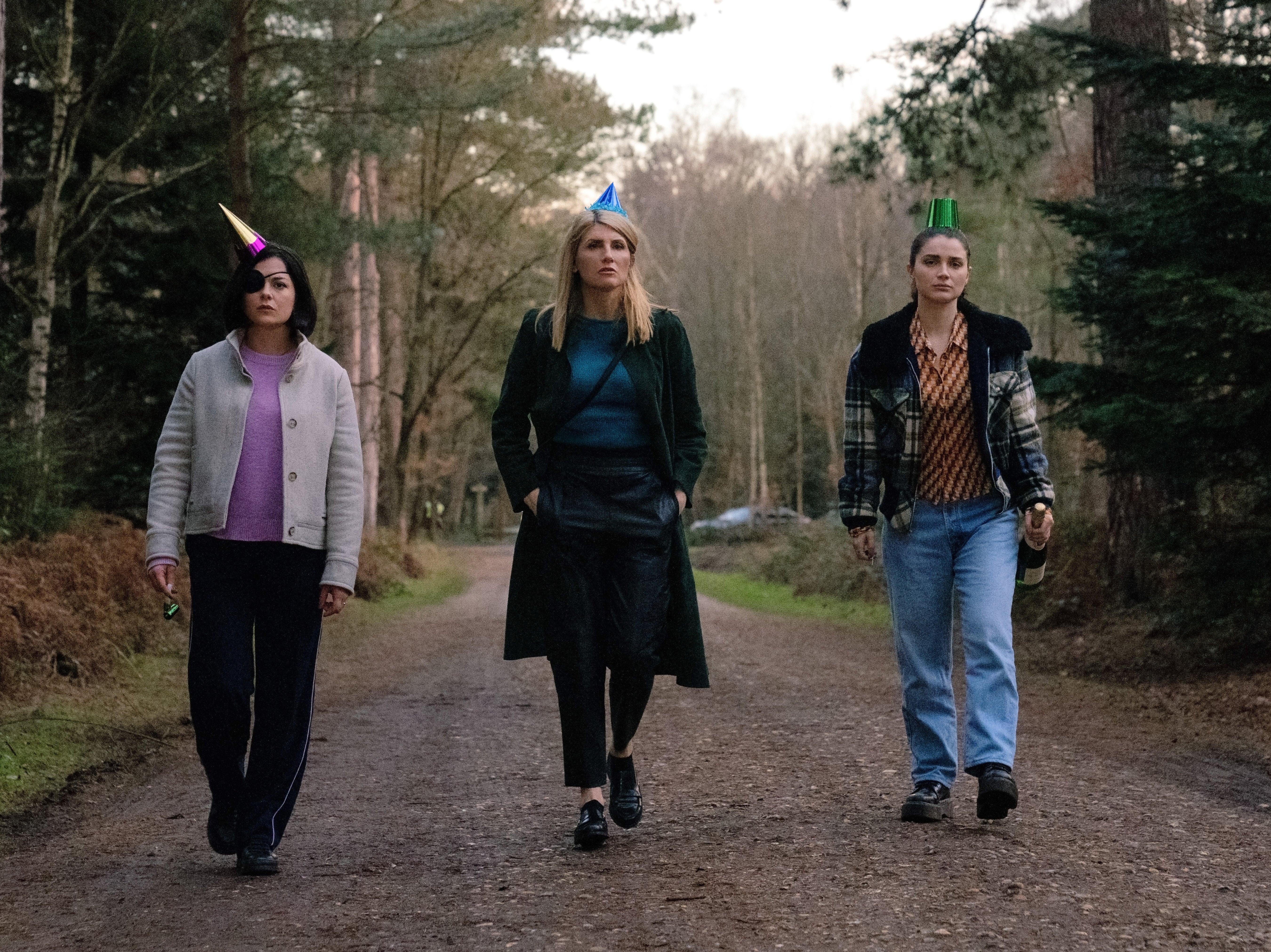 Sarah Greene, Sharon Horgan and Eve Hewson in ‘Bad Sisters’