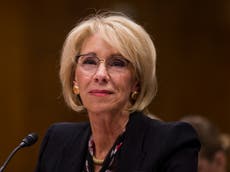 Betsy DeVos says ‘uncomfortable’ 2019 encounter with Biden would make him guilty of sexual harassment under his Title IX rules