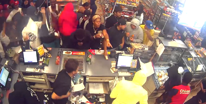 The Los Angeles Police Department is asking for the public’s help in identifying people who were seen looting a 7-11 after a flash mob formed outside the convenience store over the weekend