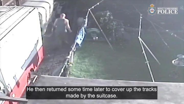 Husband drags suitcase carrying wife’s body after murdering her on wedding day