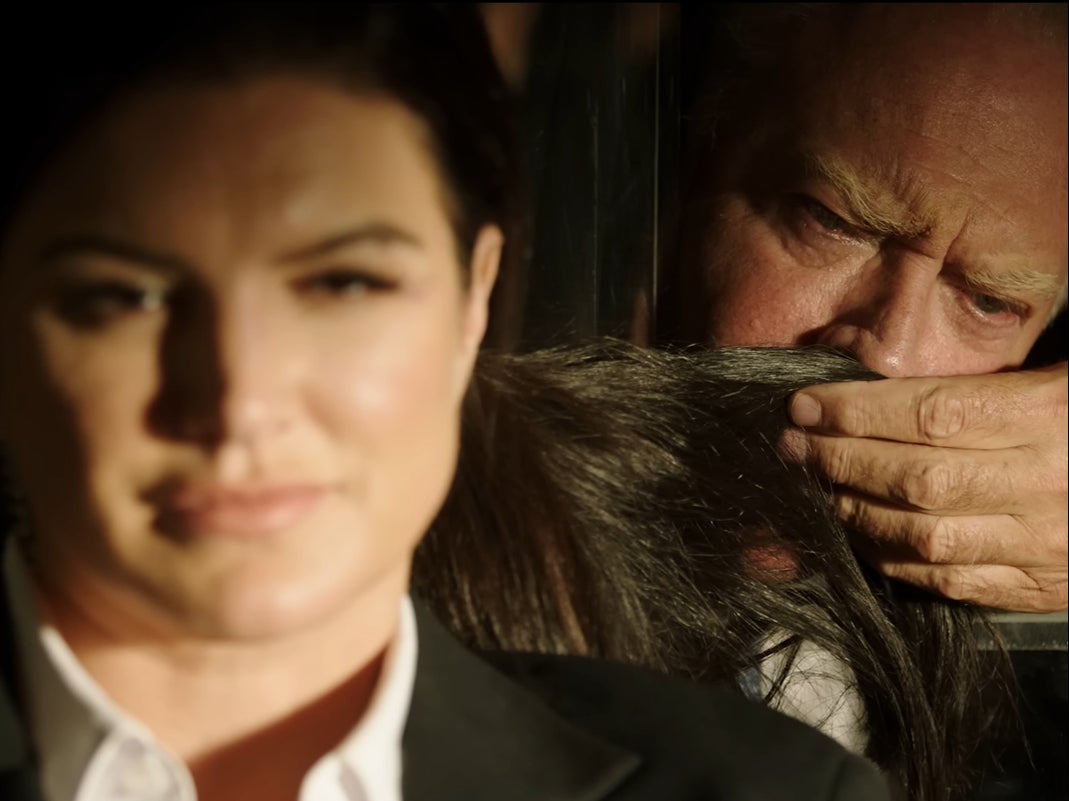 Gina Carano and John James in ‘My Son Hunter'