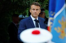 France’s Macron assails Putin’s ‘brutal attack’ on Ukraine