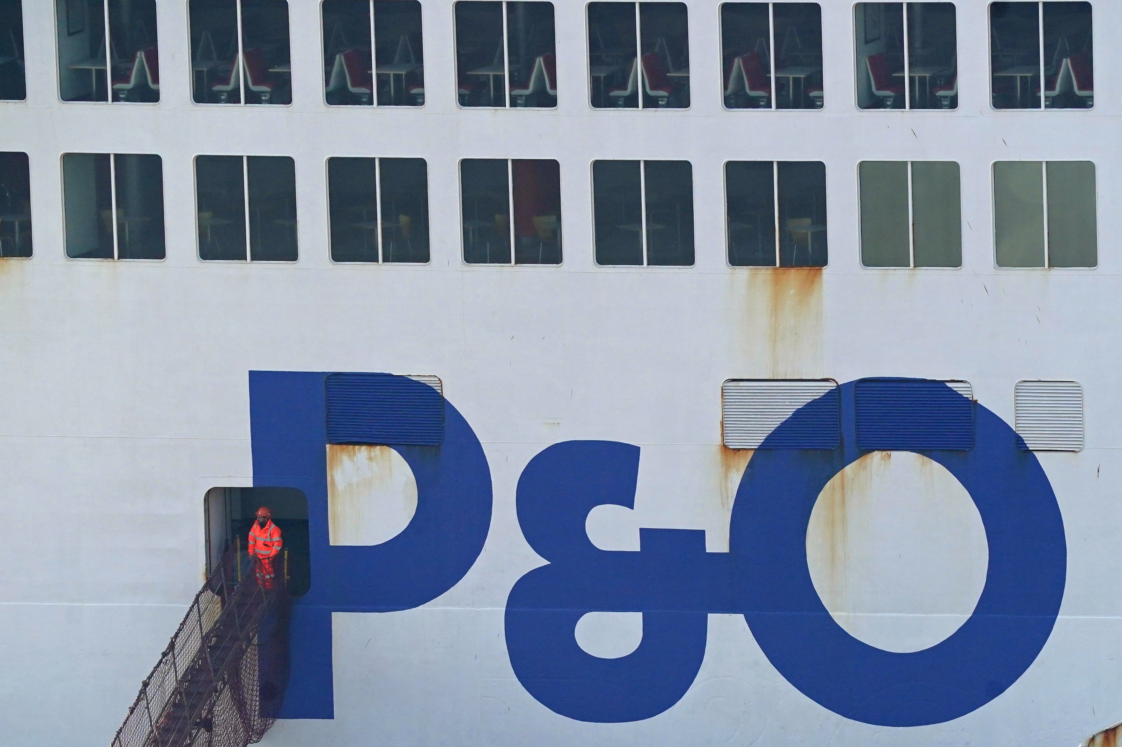 The Insolvency Service has determined P&O Ferries will not face criminal proceedings over its actions in firing almost 800 workers earlier this year (Gareth Fuller/PA)