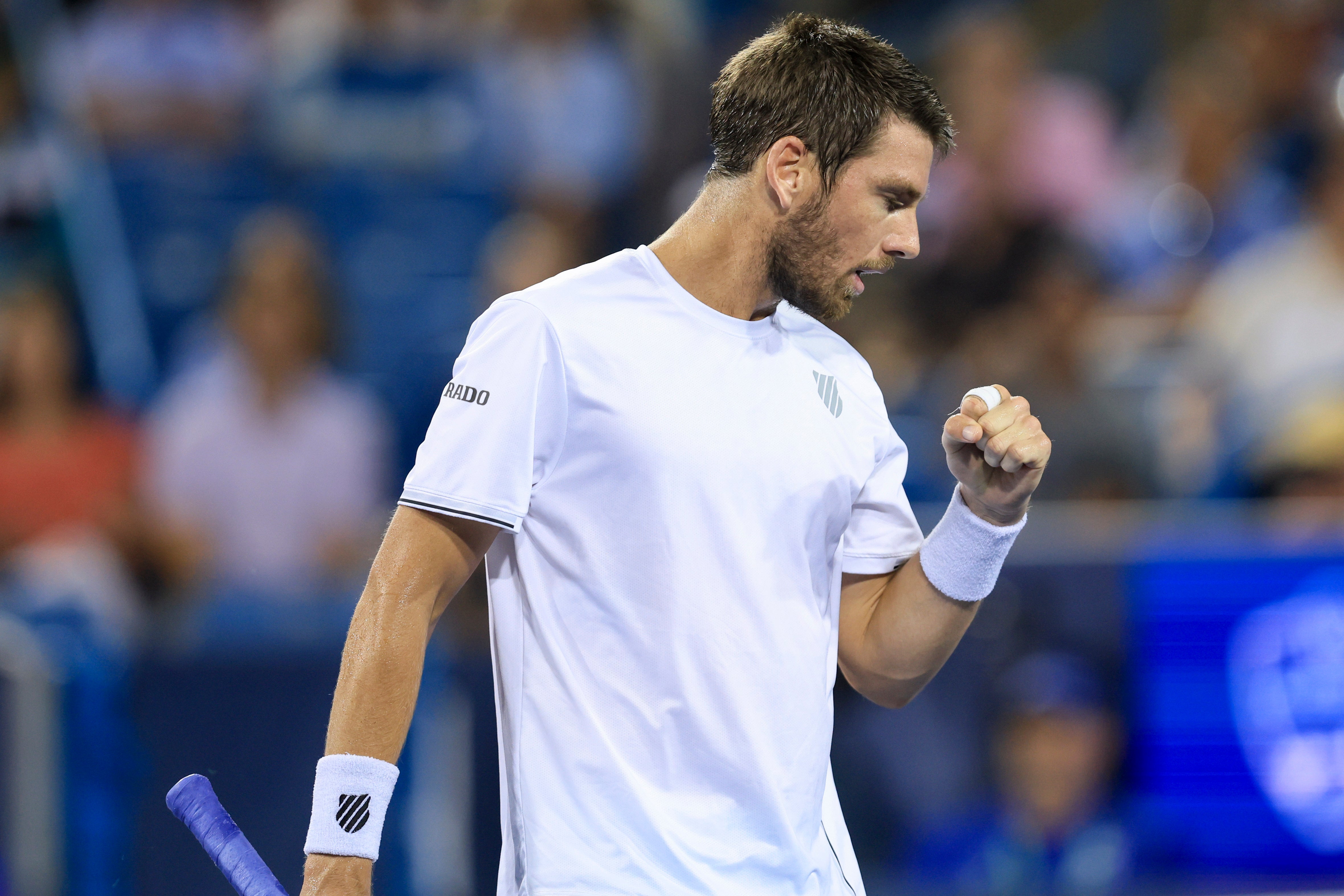 Cameron Norrie ground out a victory over Carlos Alcaraz to reach the semi-finals of the Western and Southern Open in Cincinnati (Aaron Doster/AP/PA)(AP Photo/Aaron Doster)