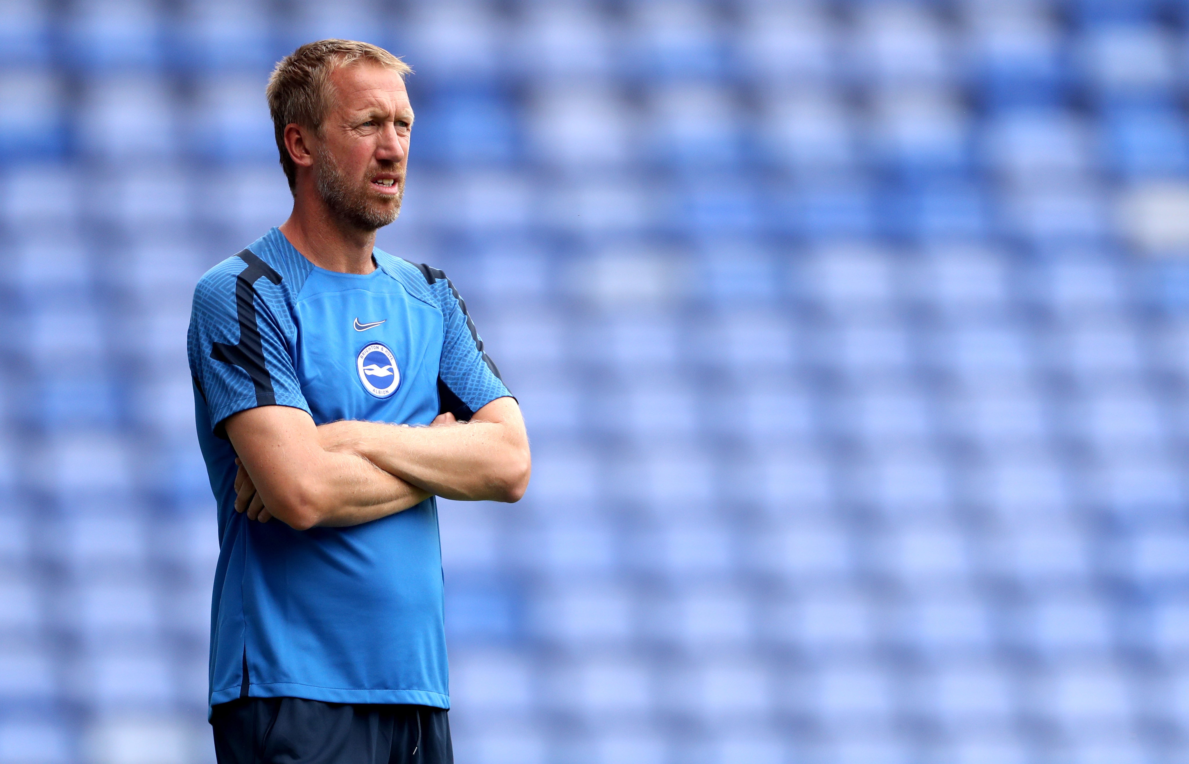 Brighton boss Graham Potter is preparing to take on West Ham (Bradley Collyer/PA)