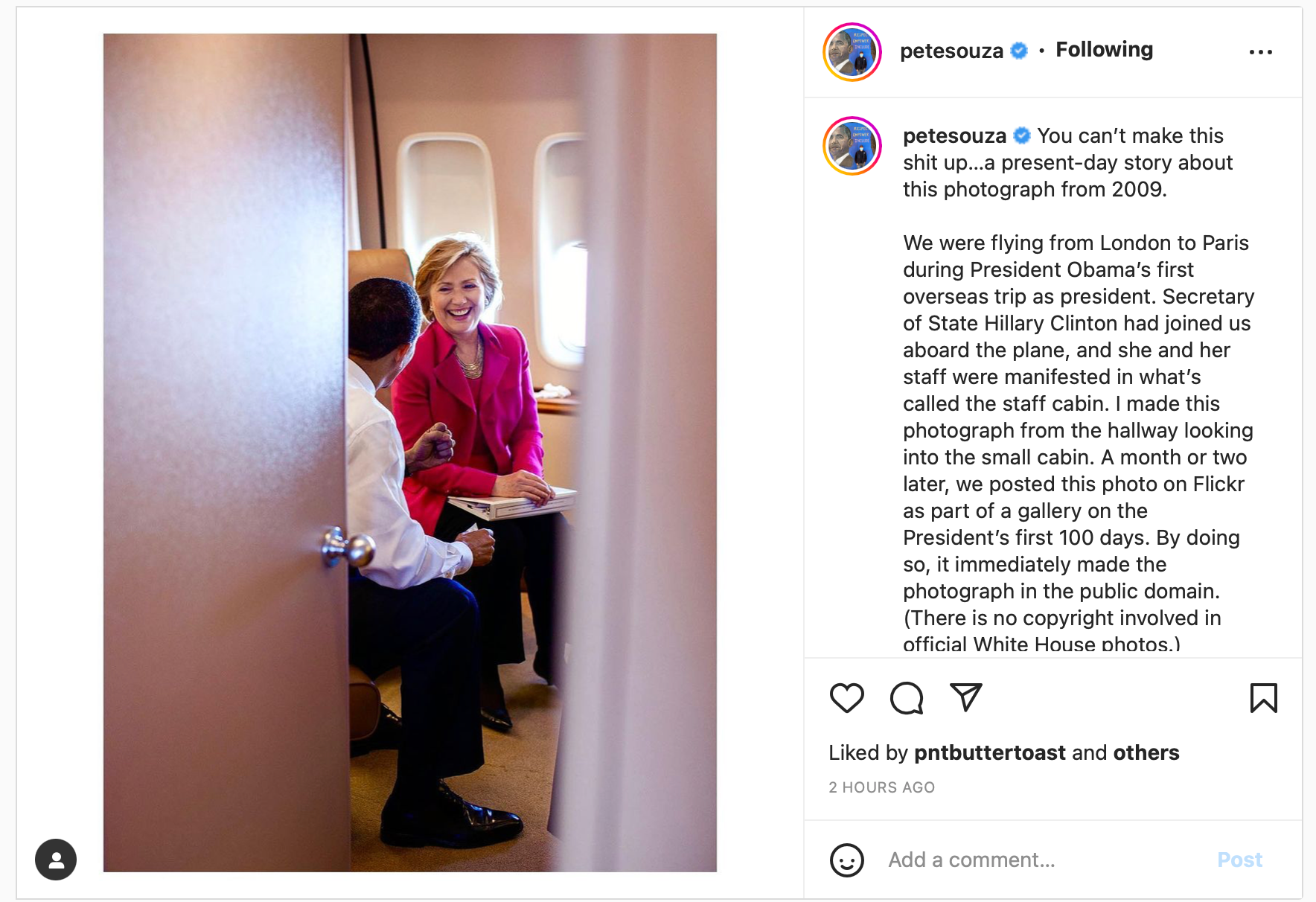 Former White House photographer Pete Souza says he’s being threatened with legal action over one of his own images