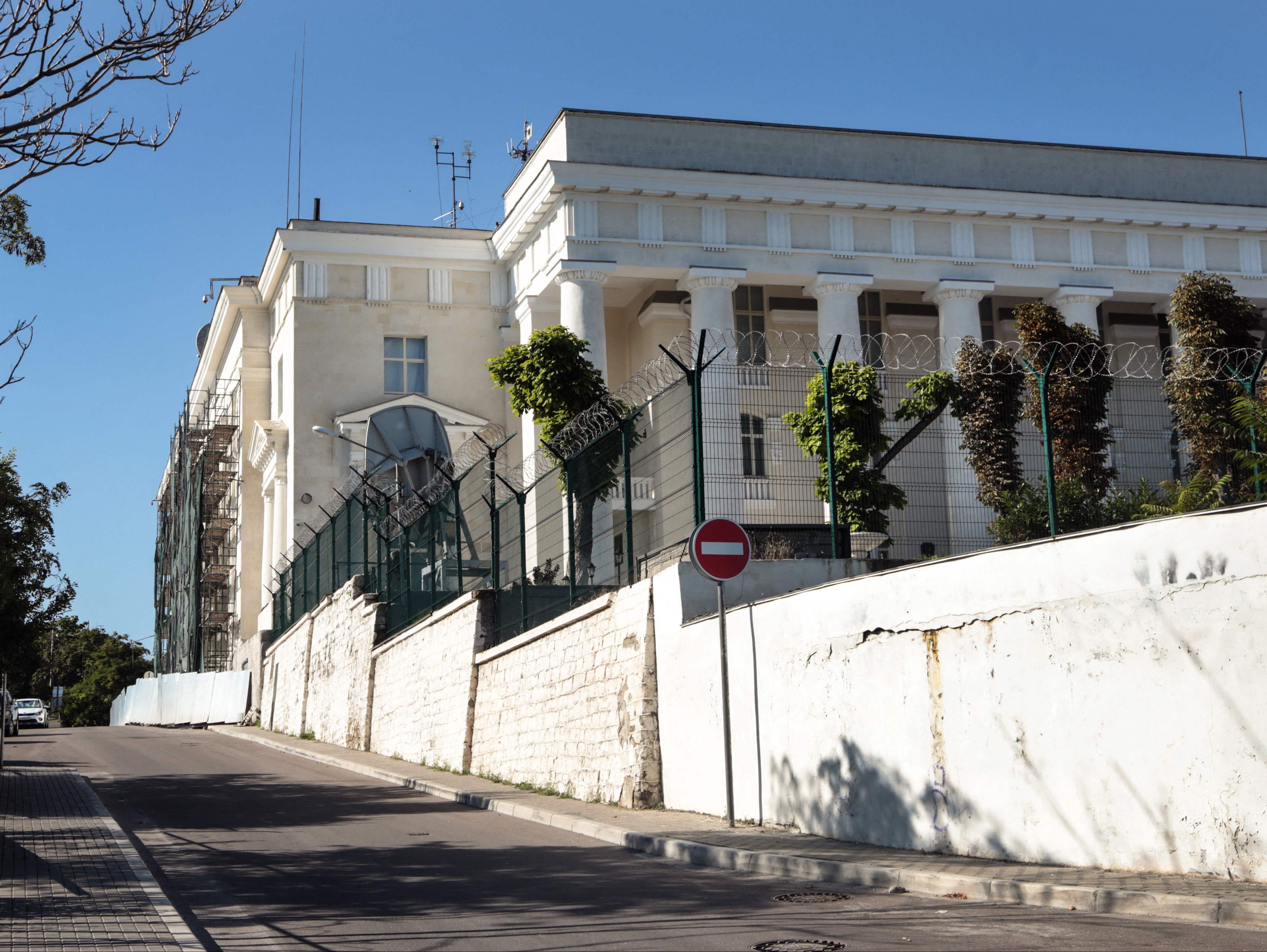 The headquarters of Russia’s Black Sea fleet in Sevastopol