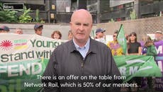 Mick Lynch claims rail workers would reject 8% pay offer amid strike chaos