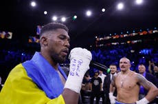 Oleksandr Usyk compares Anthony Joshua to ‘little boy’ after Briton’s post-fight rant