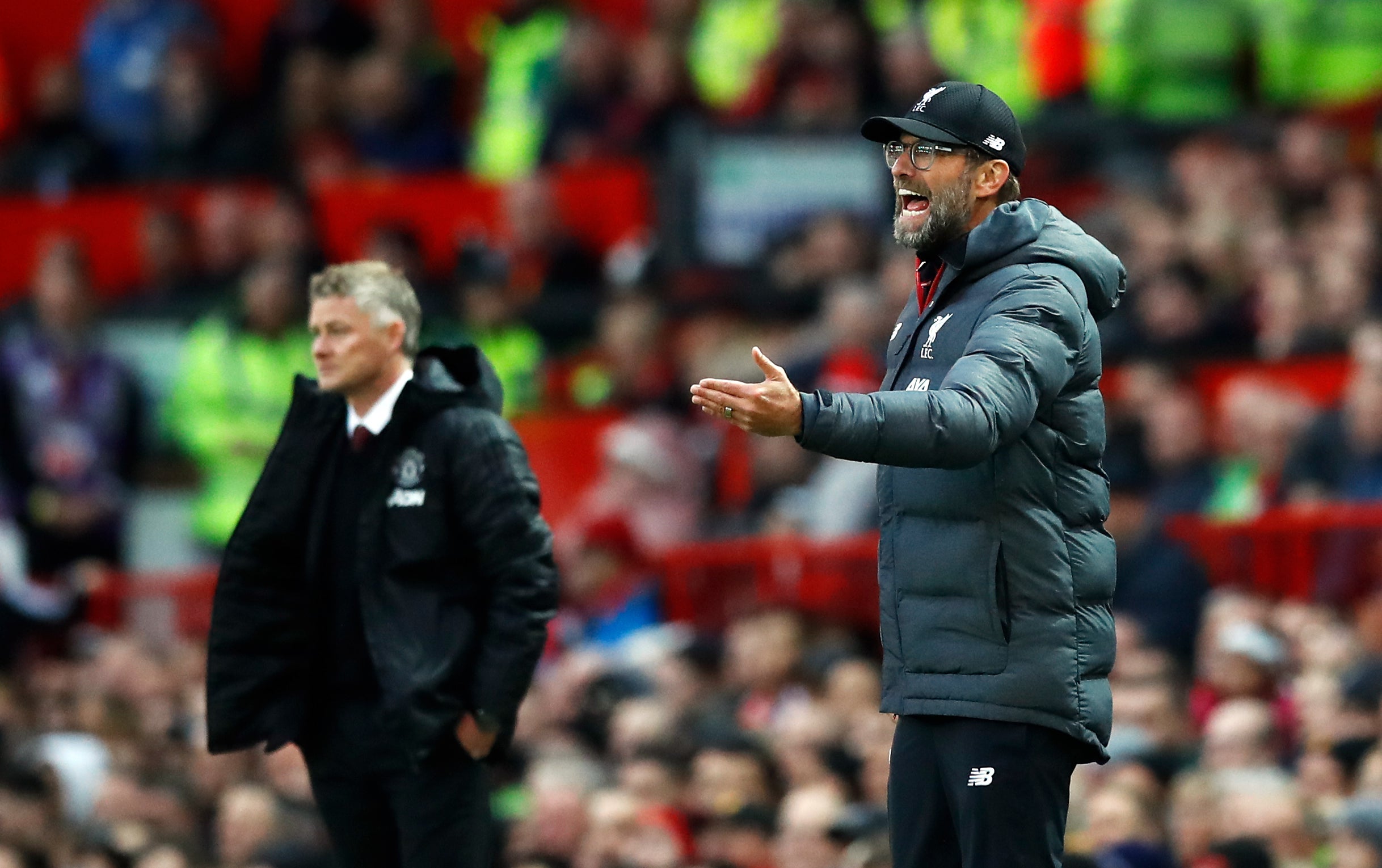 Manchester United have had six managers in the time Jurgen Klopp has been at Liverpool (Martin Rickett/PA)