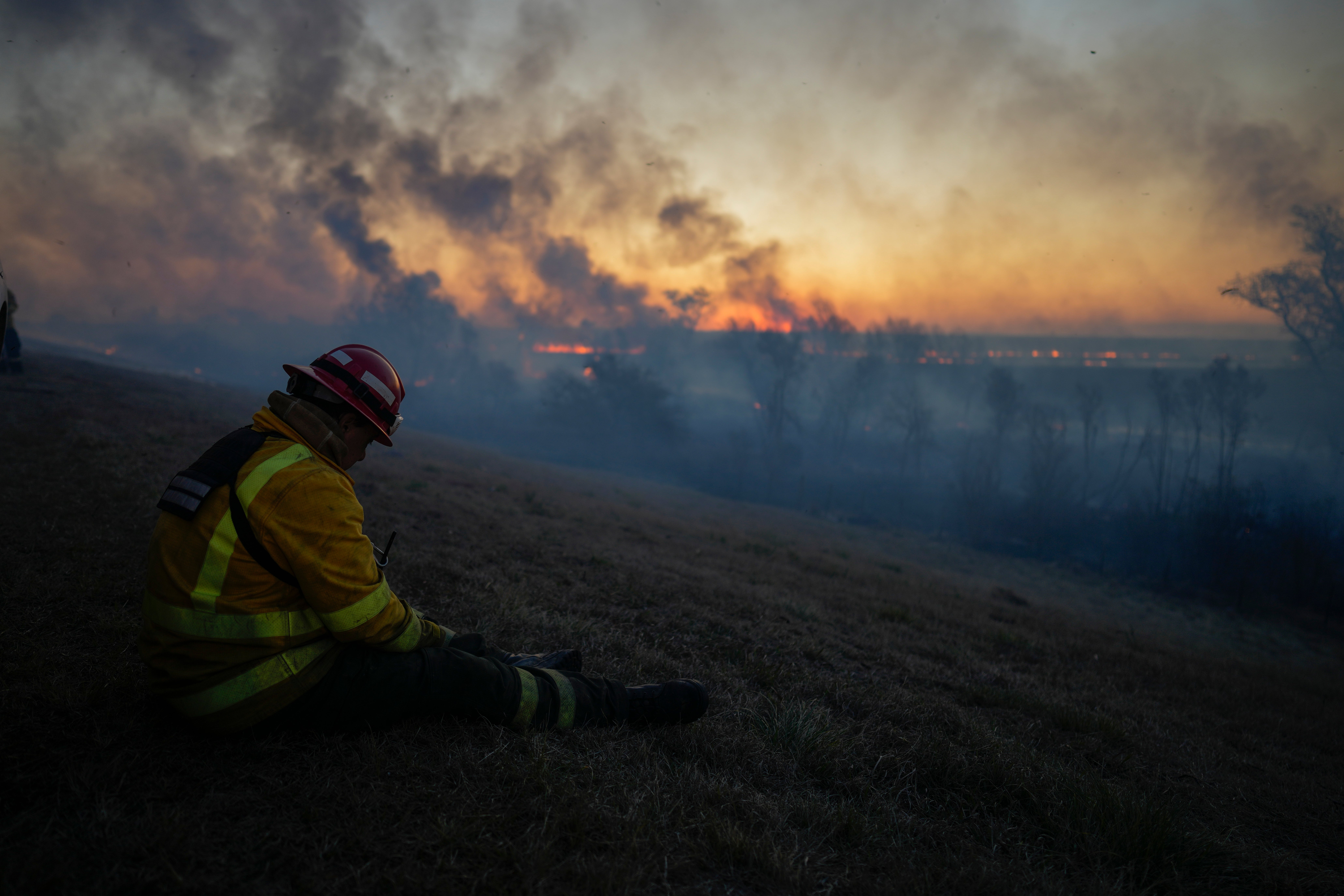 APTOPIX Argentina Wildfires