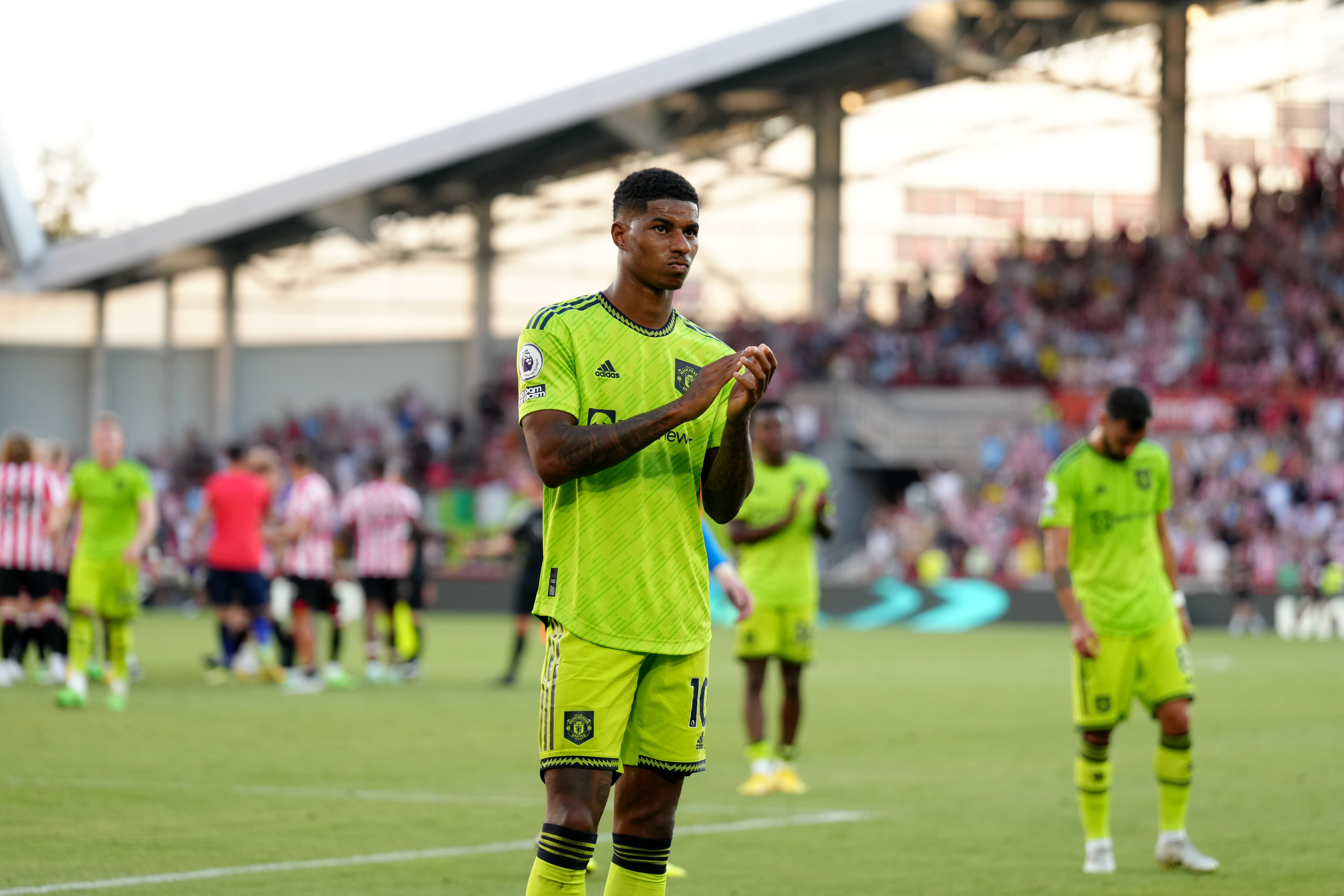 Marcus Rashford and Manchester United will attempt to arrest their dreadful start to the season (John Walton/PA)