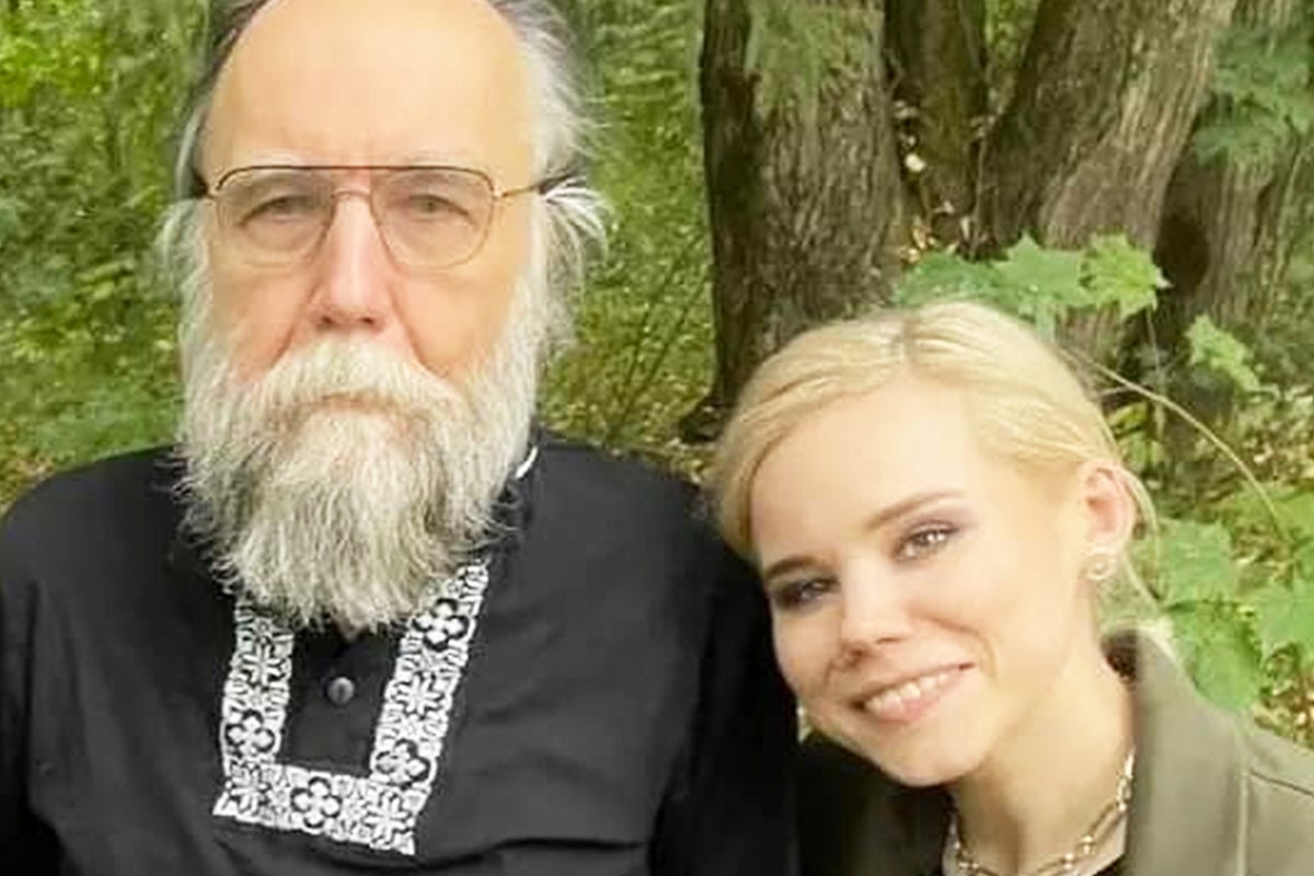 Darya Dugina with her father Alexander Dugin